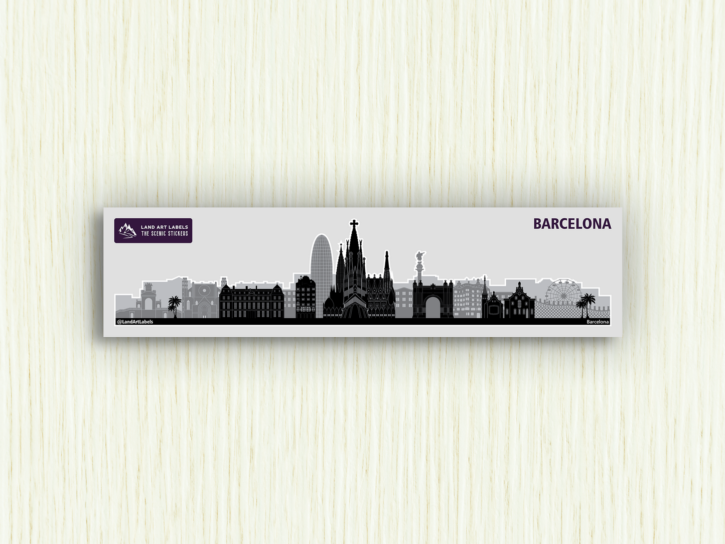 Barcelona - City Wrap Sticker