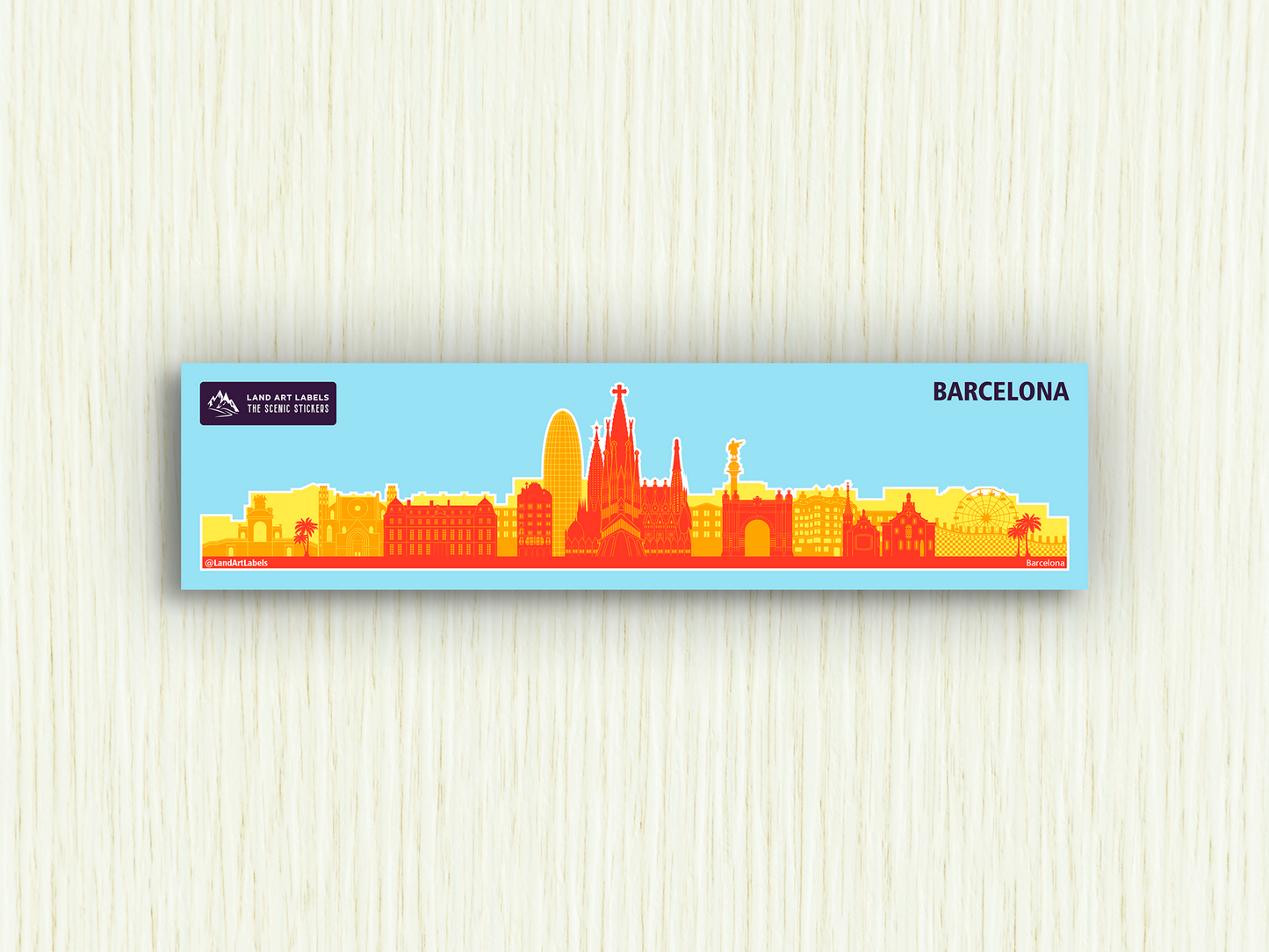 Barcelona - City Wrap Sticker