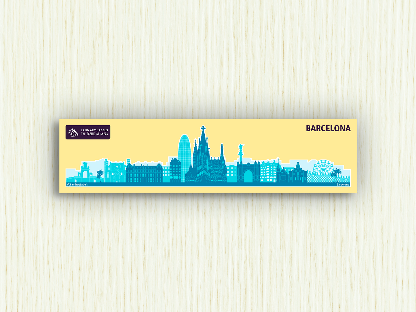 Barcelona - City Wrap Sticker