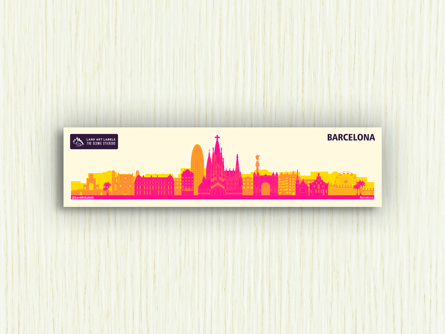Barcelona - City Wrap Sticker
