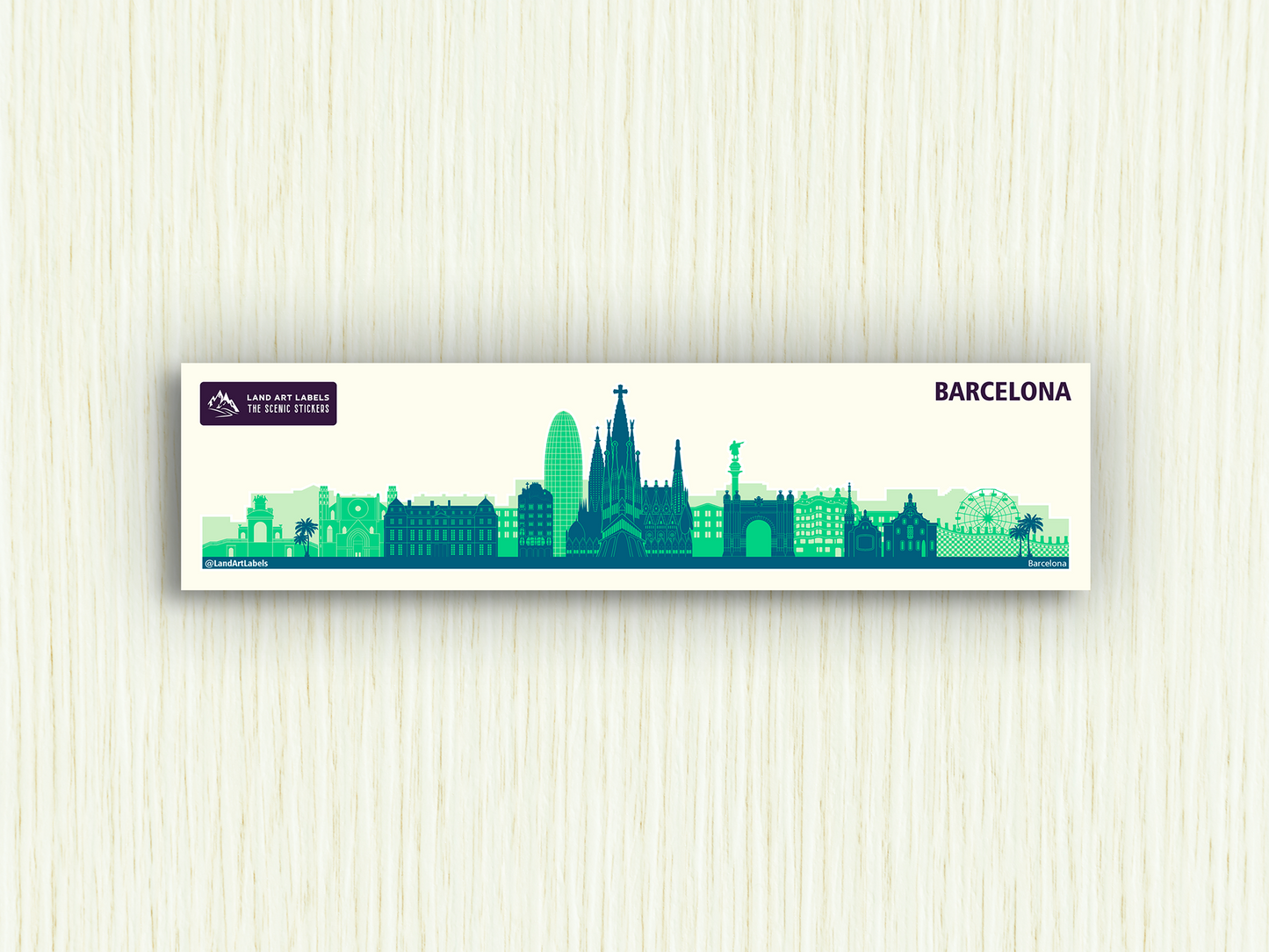 Barcelona - City Wrap Sticker
