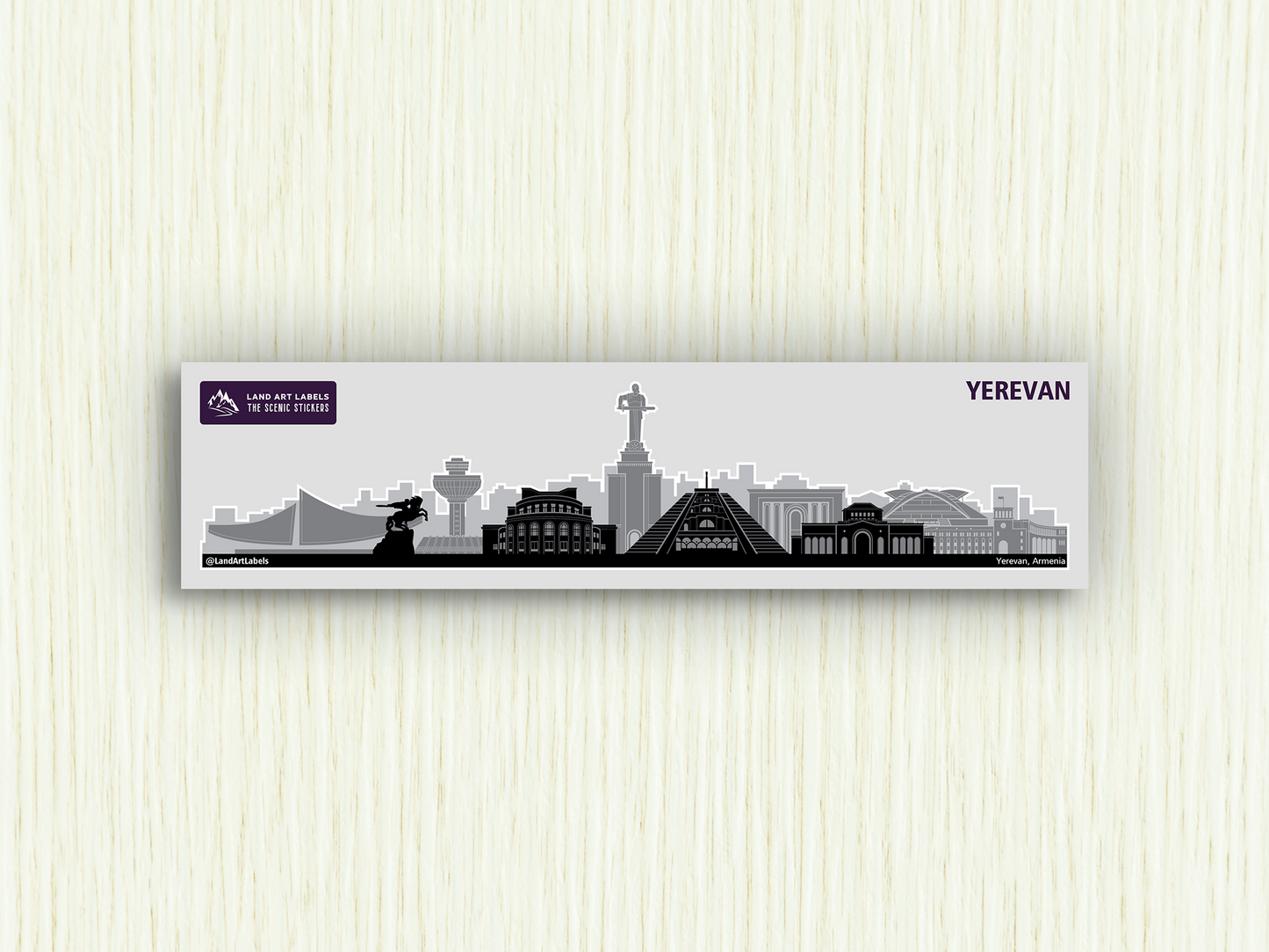 Yerevan - City Wrap Sticker