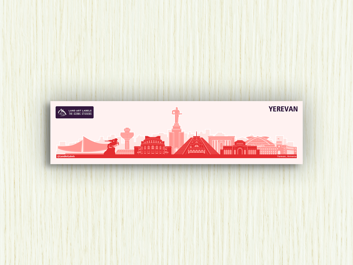 Yerevan - City Wrap Sticker