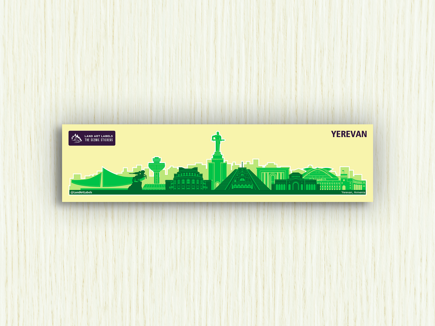 Yerevan - City Wrap Sticker
