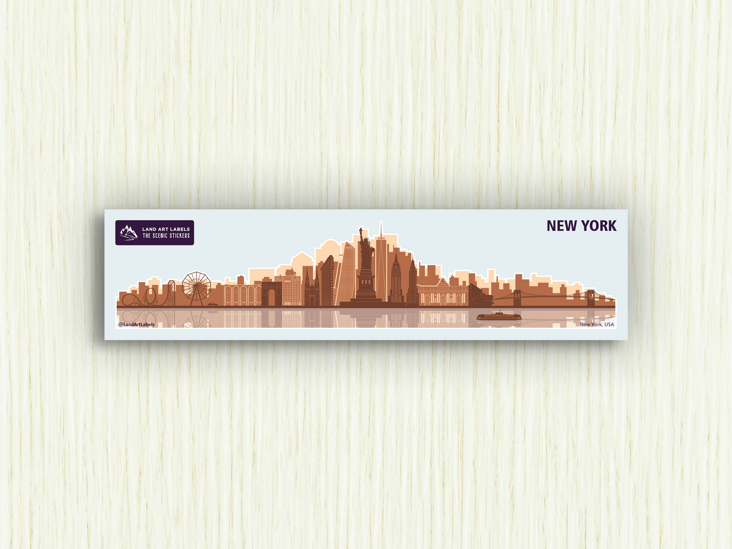 New York City - City Wrap Sticker