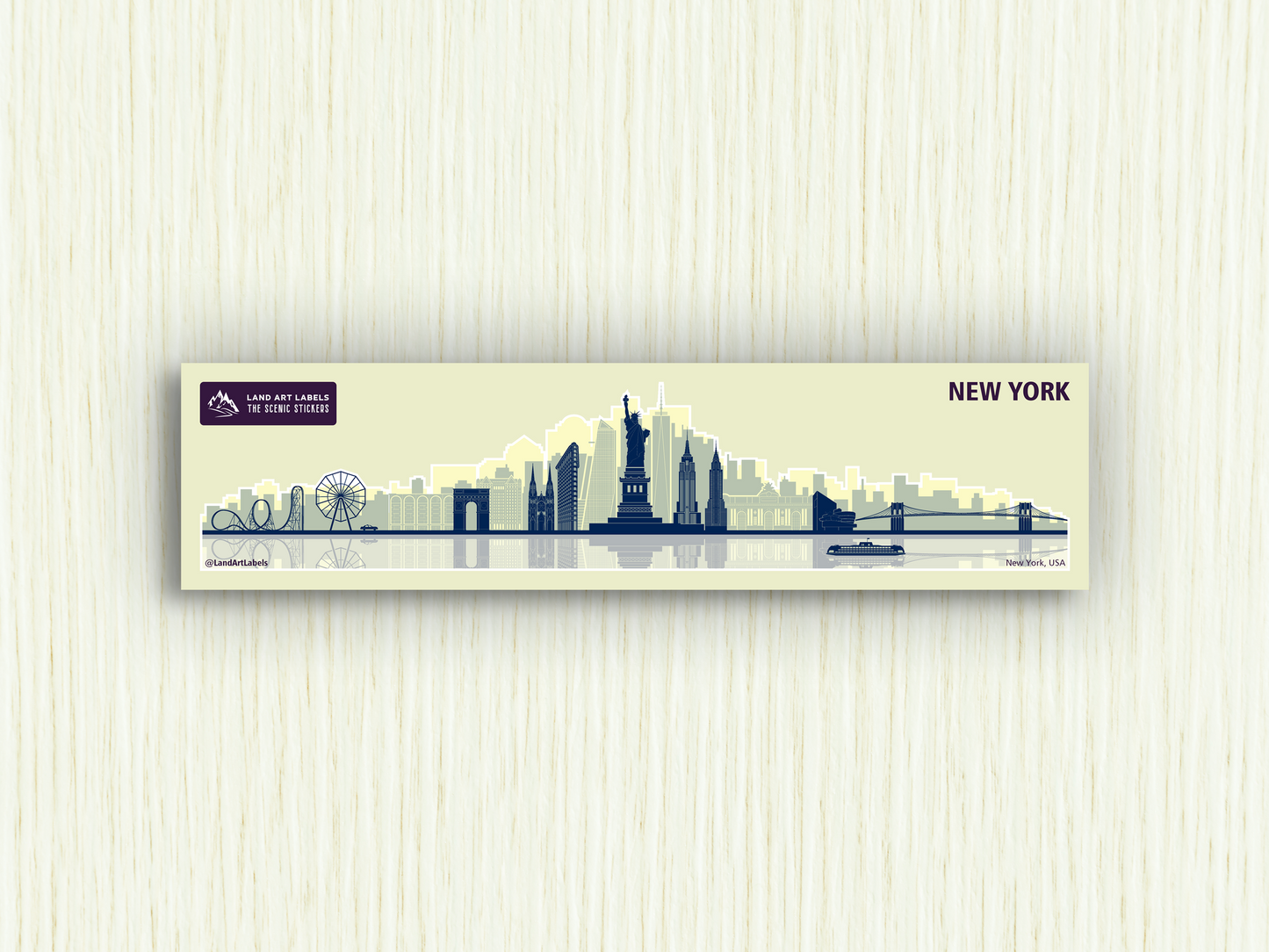 New York City - City Wrap Sticker