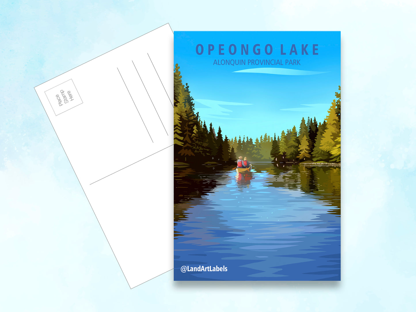 Algonquin Provincial Park, Opeongo Lake - Postcard