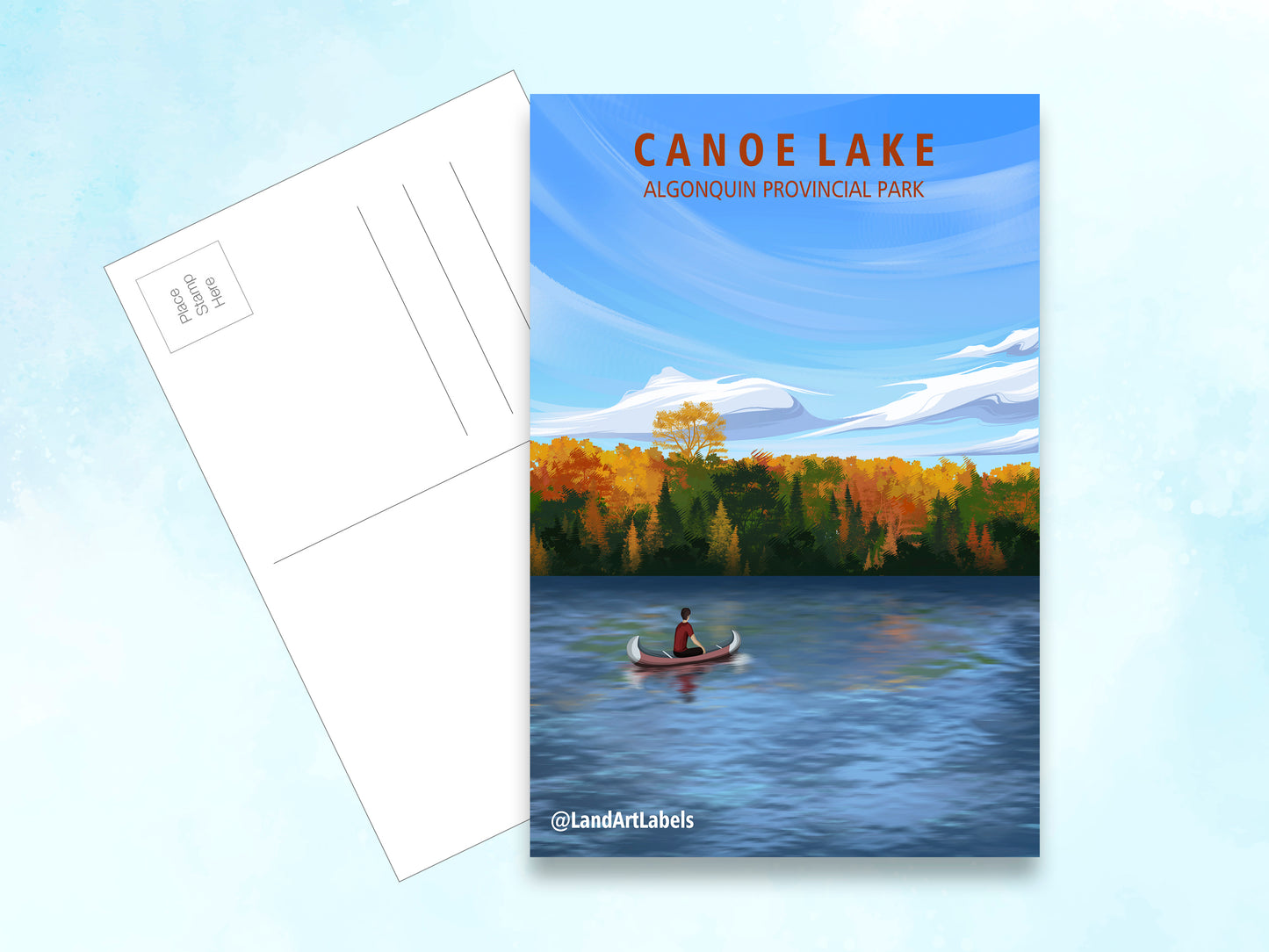 Algonquin Provincial Park, Canoe Lake - Postcard