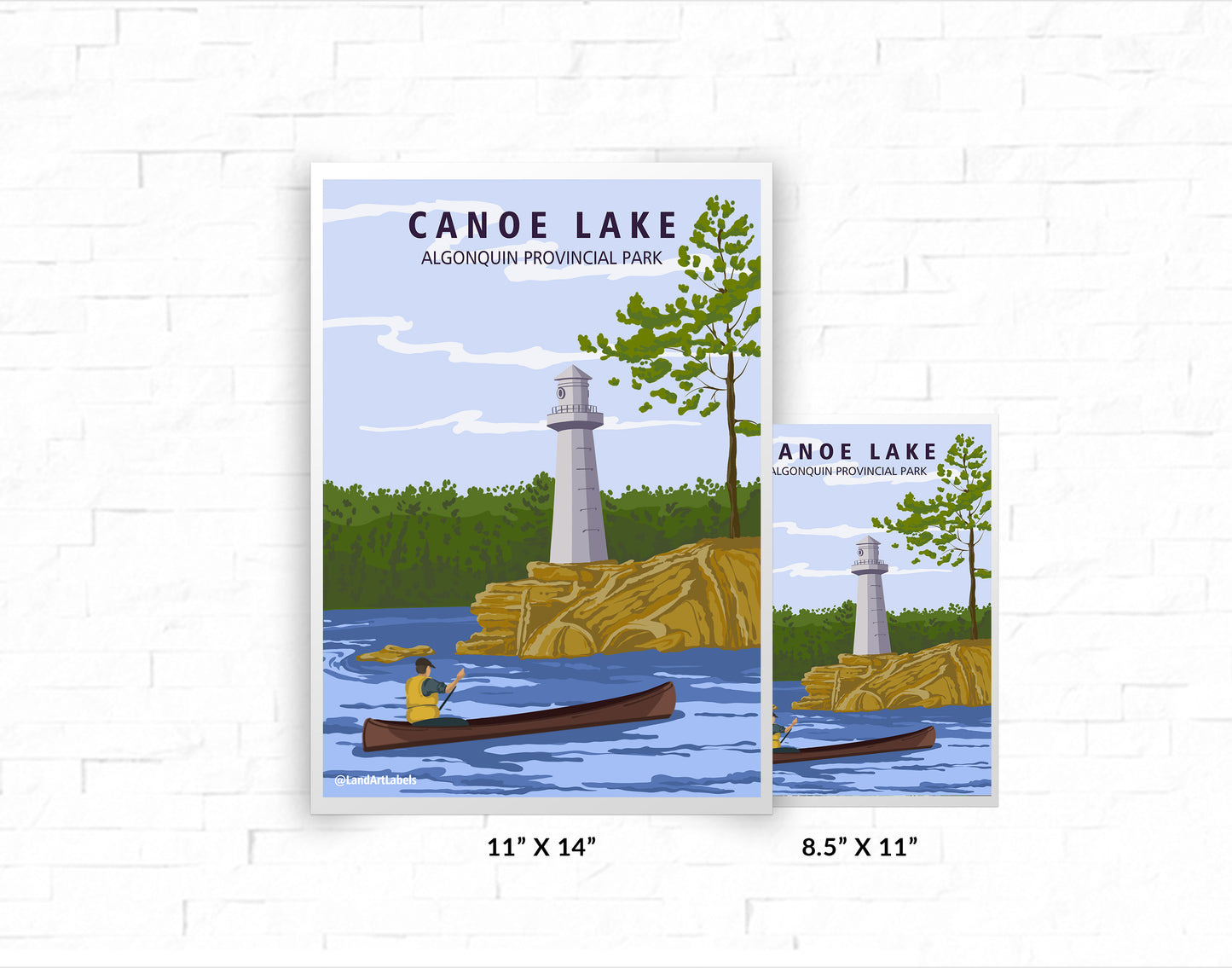 Algonquin Provincial Park, Canoe Lake - Poster