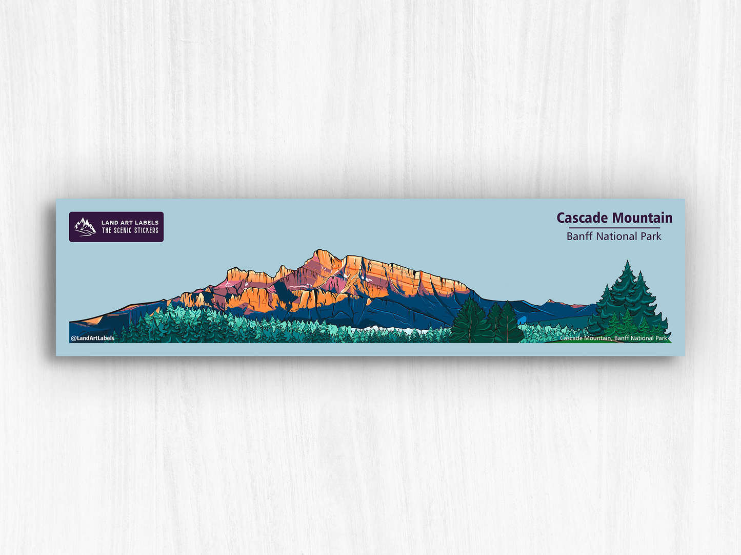 Banff National Park, Cascade Mountain - Wrap Sticker
