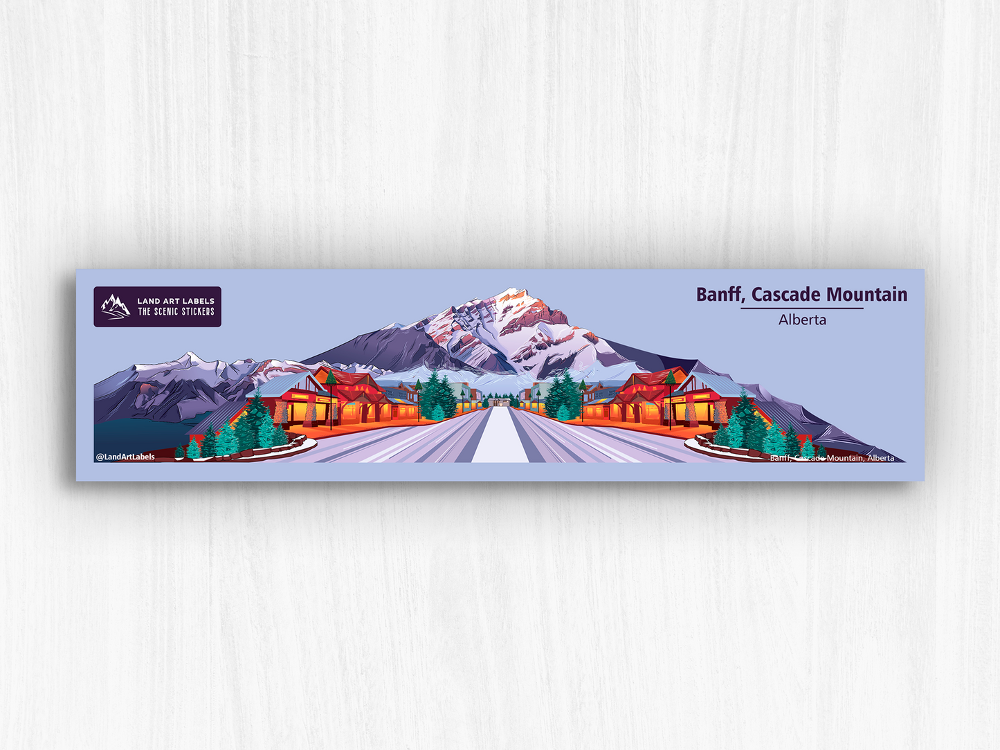 Banff, Alberta - Wrap Sticker