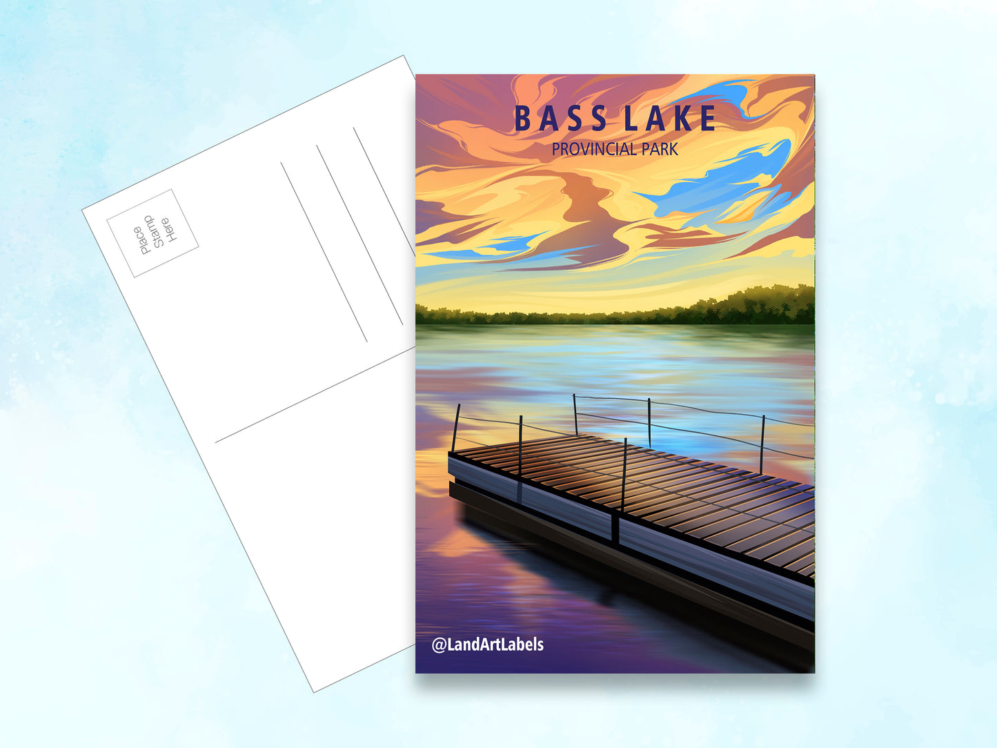 Bass Lake Provincial Park - Postcard
