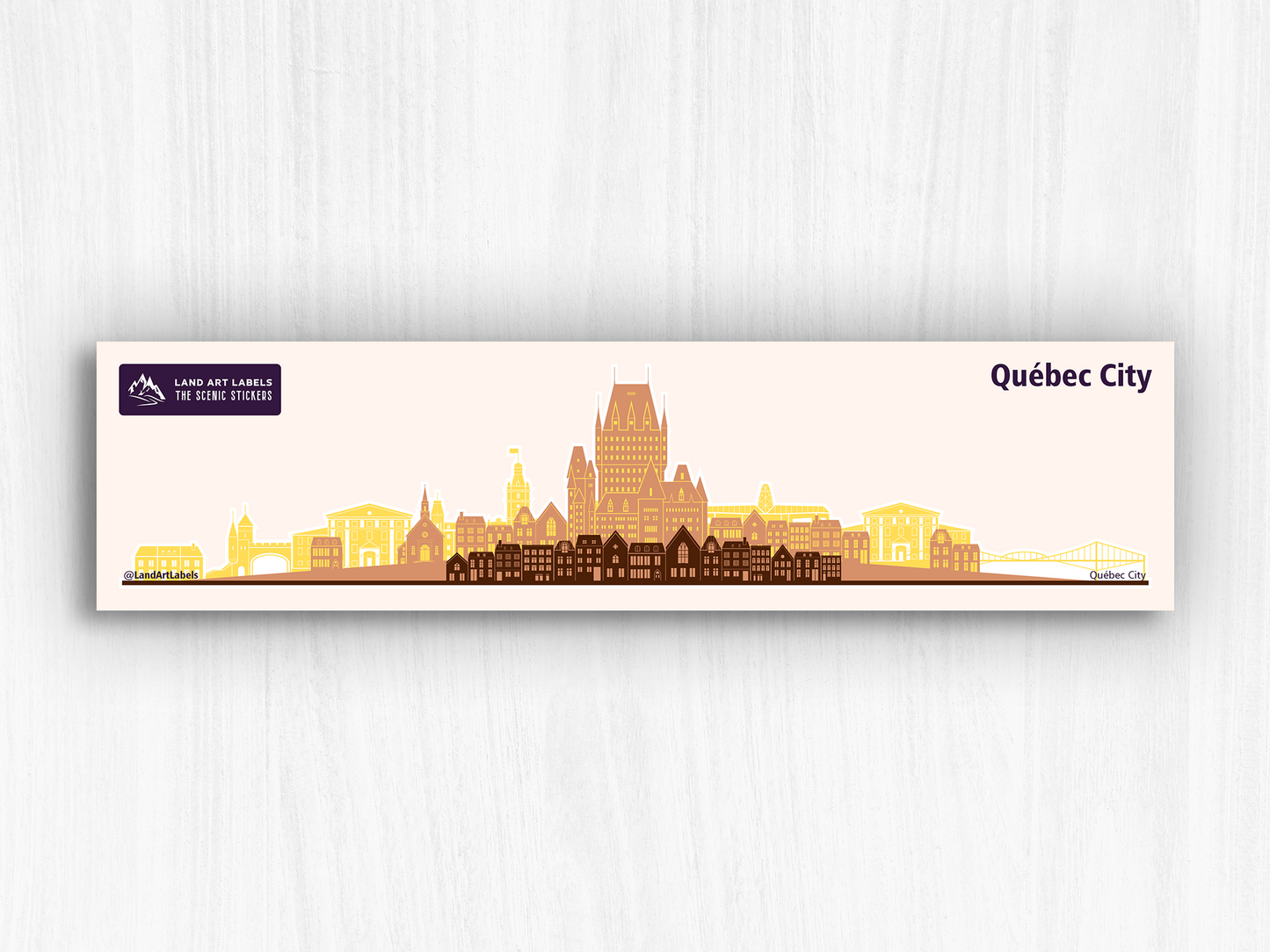 Quebec City - City Wrap Sticker