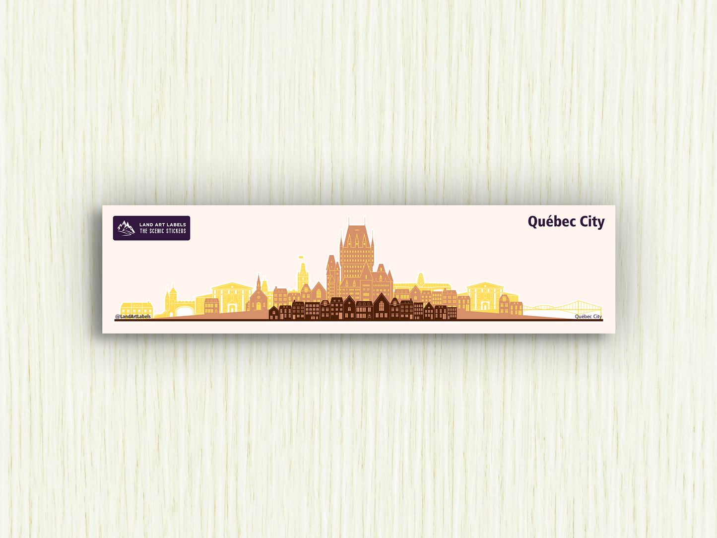 Quebec City - City Wrap Sticker