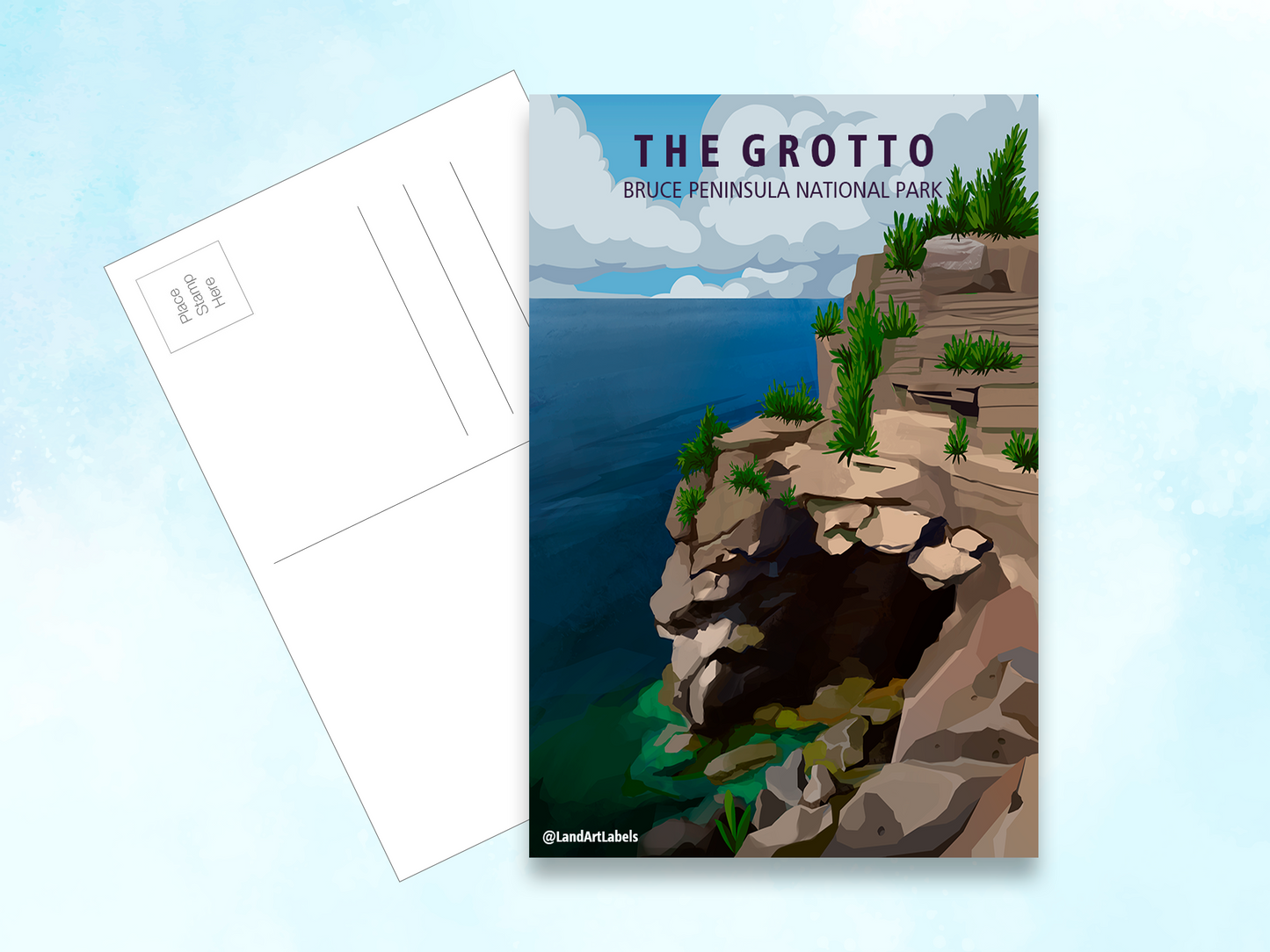 Bruce Peninsula, The Grotto - Postcard
