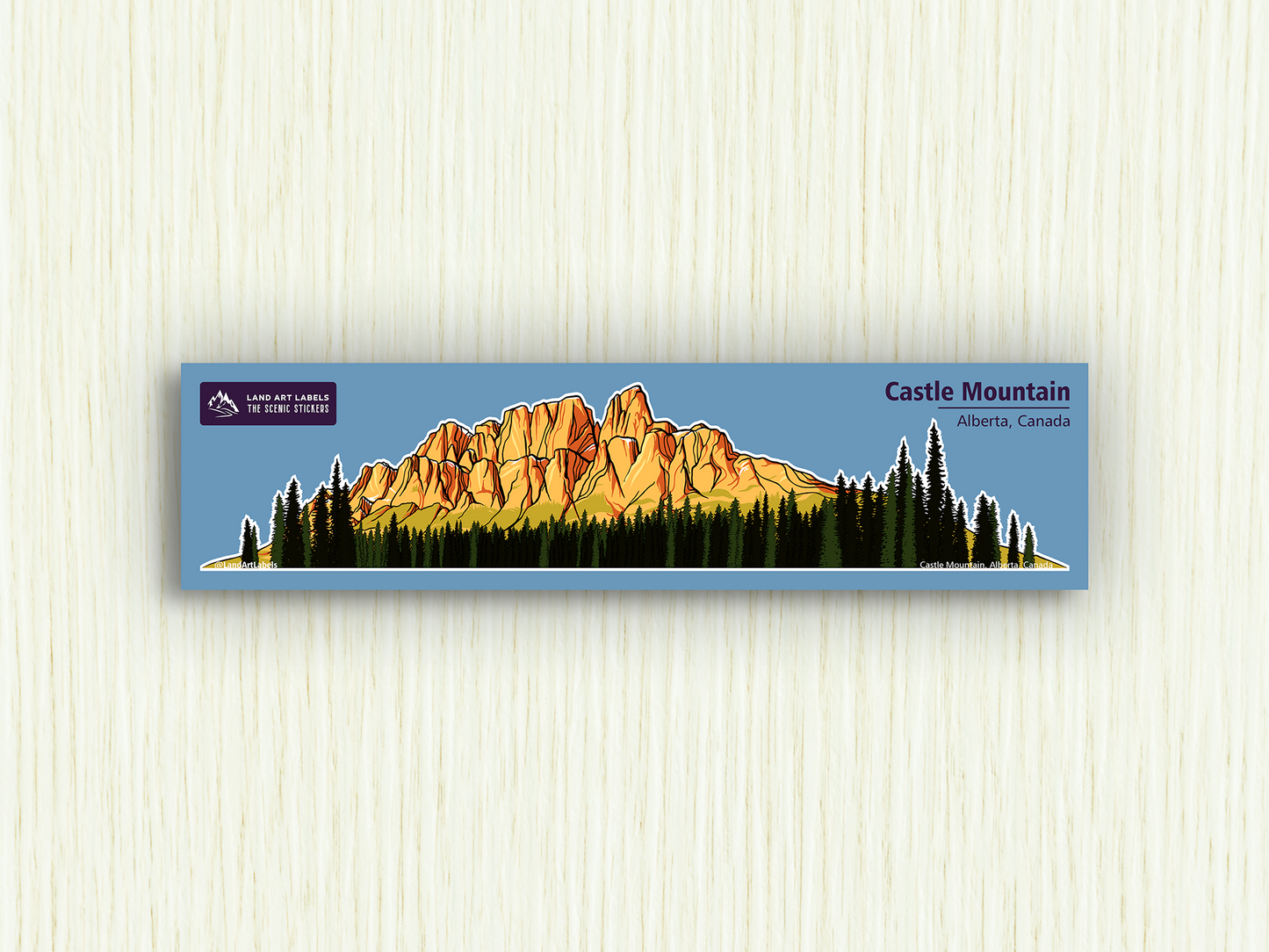 Banff National Park, Castle Mountain - Wrap Sticker