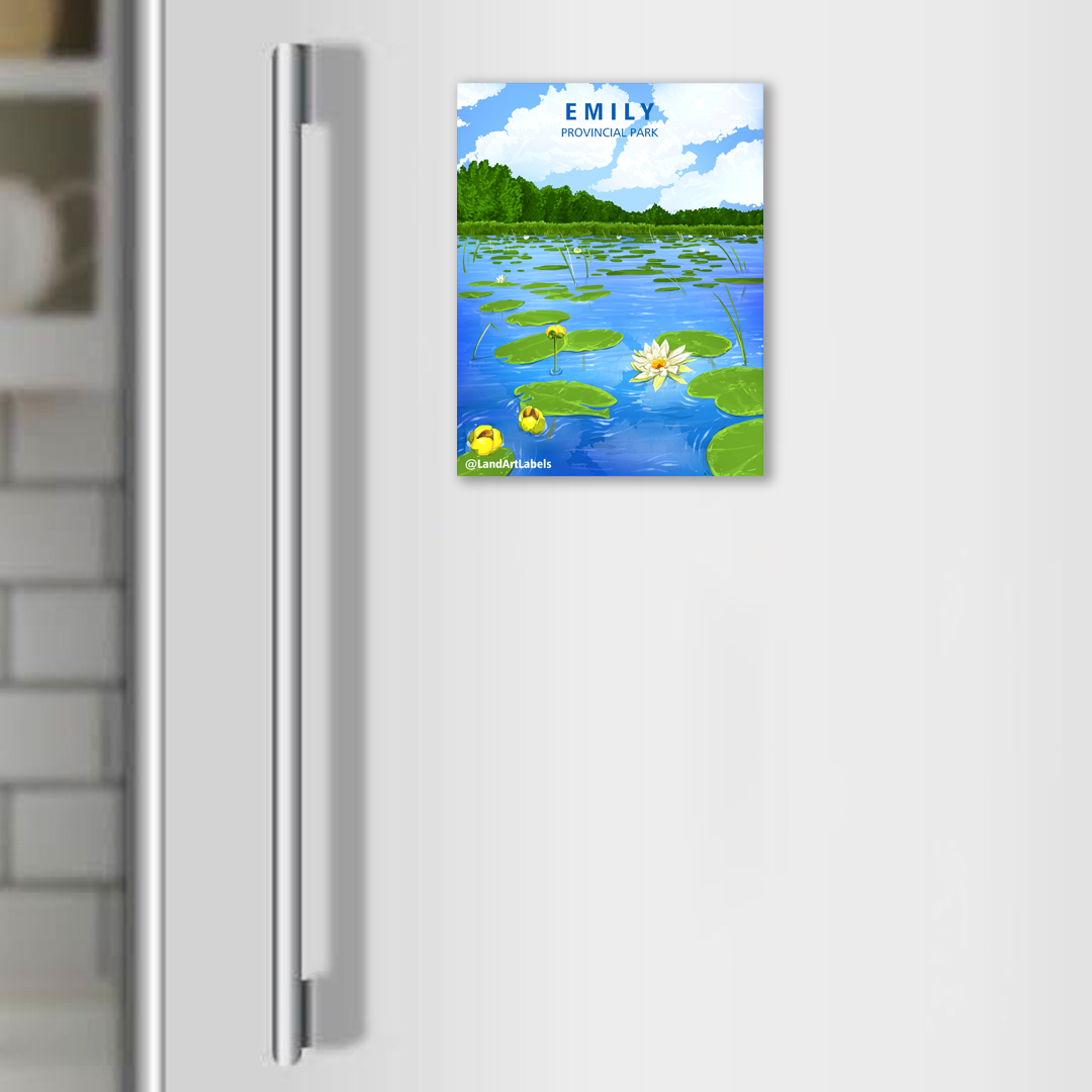 Emili Provincial Park, Water lilies - Magnet