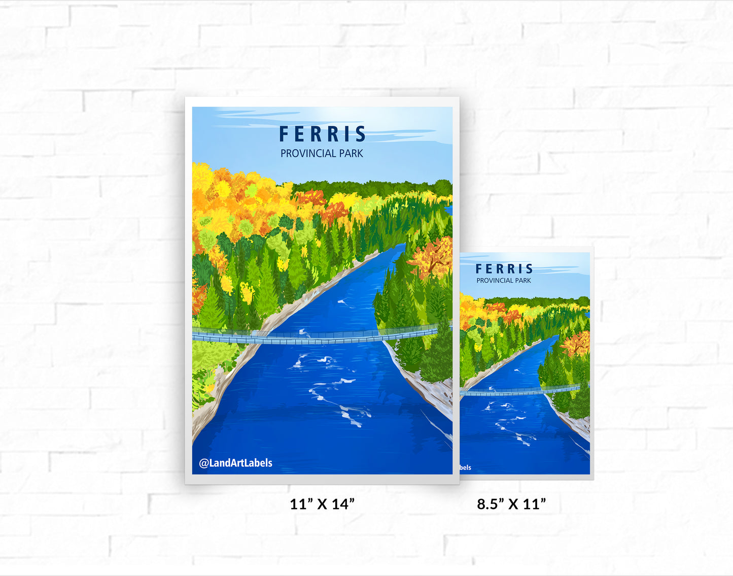 Ferris Provincial Park, Aerial - Poster