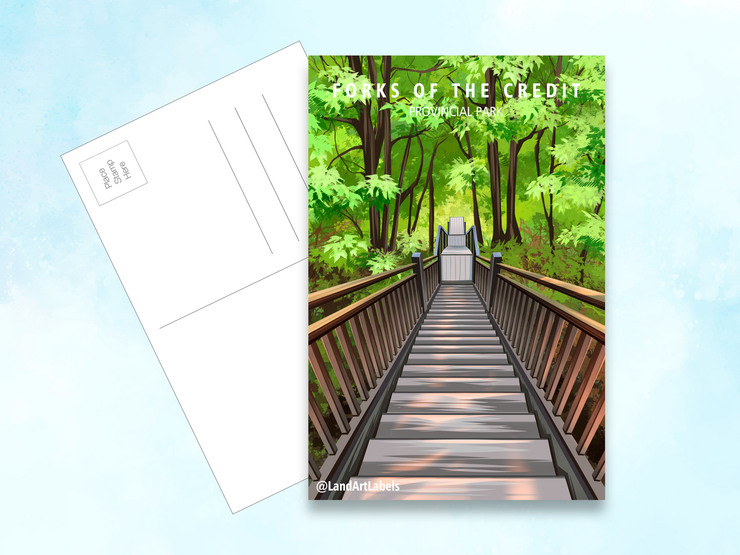 Forks Of The Credit Provincial Park, Boardwalk - Postcard