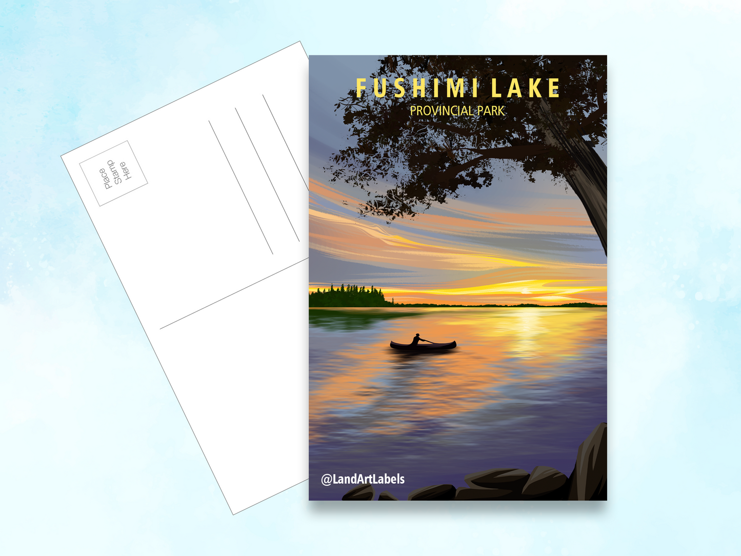 Fushimi Lake Provincial Park - Postcard
