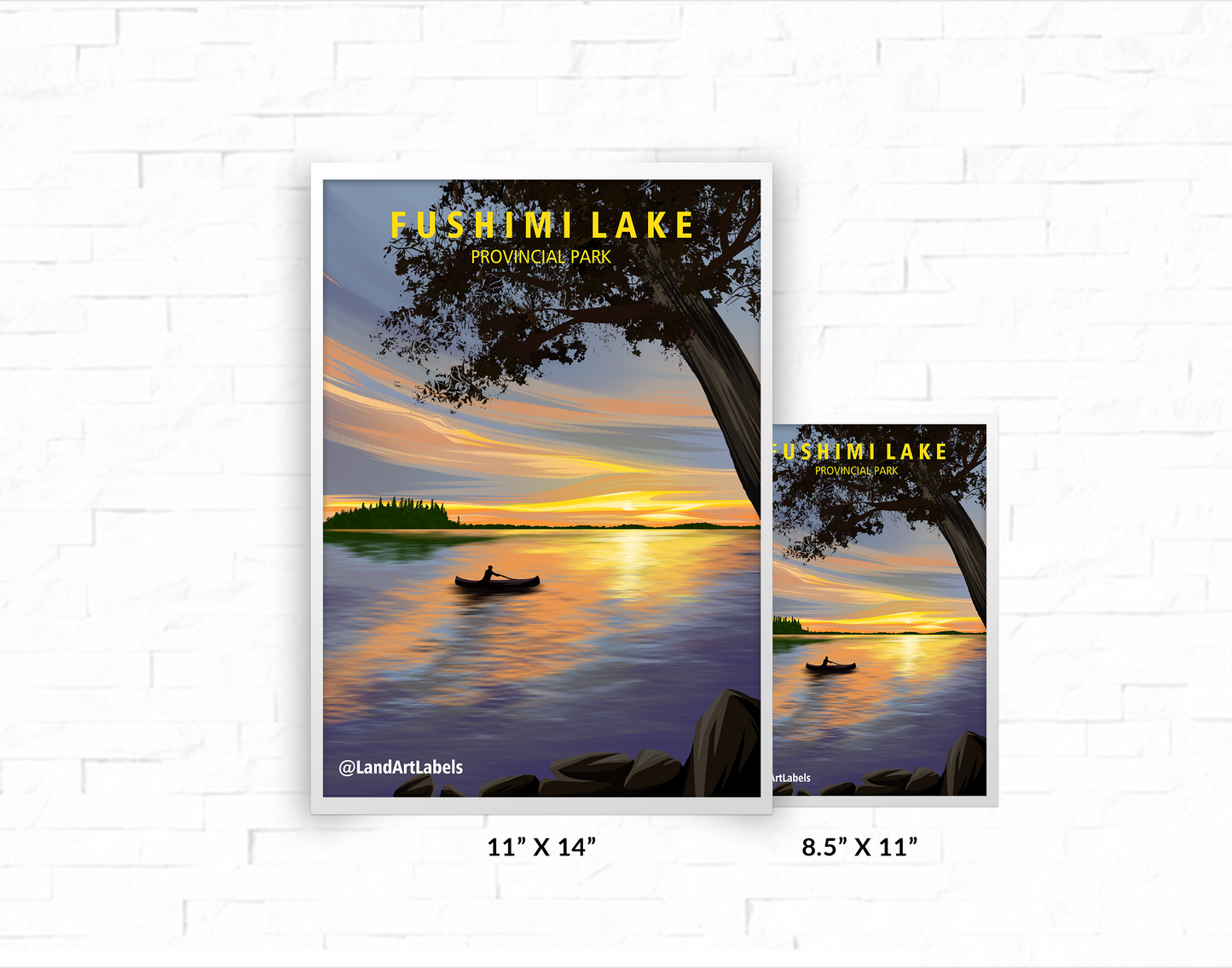 Fushimi Lake Provincial Park - Poster