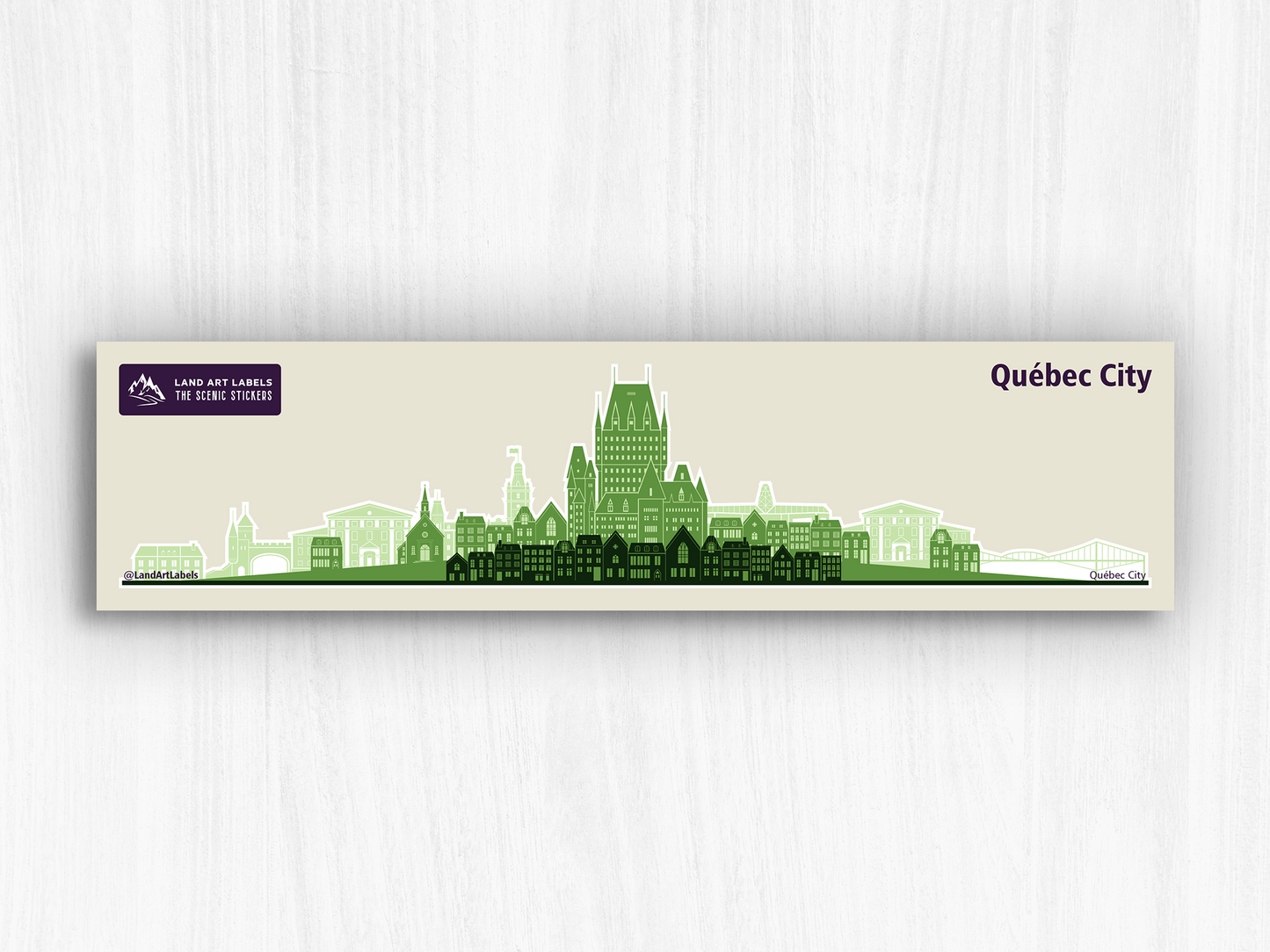 Quebec City - City Wrap Sticker