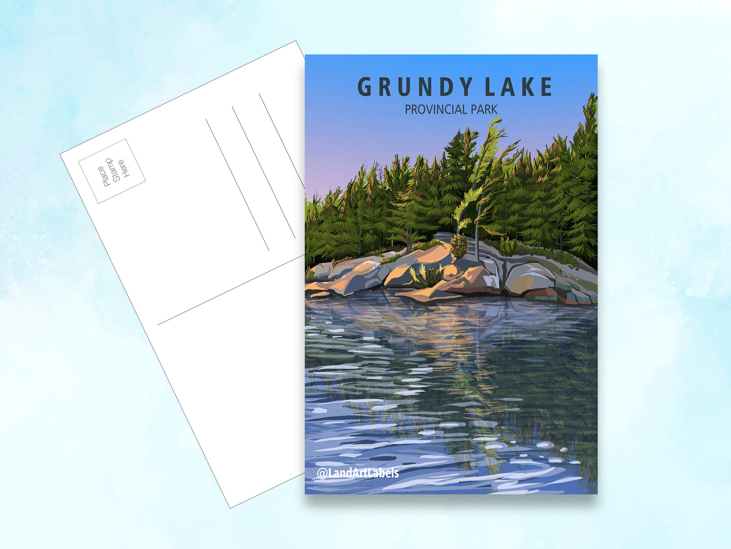 Grundy Lake Provincial Park - Postcard