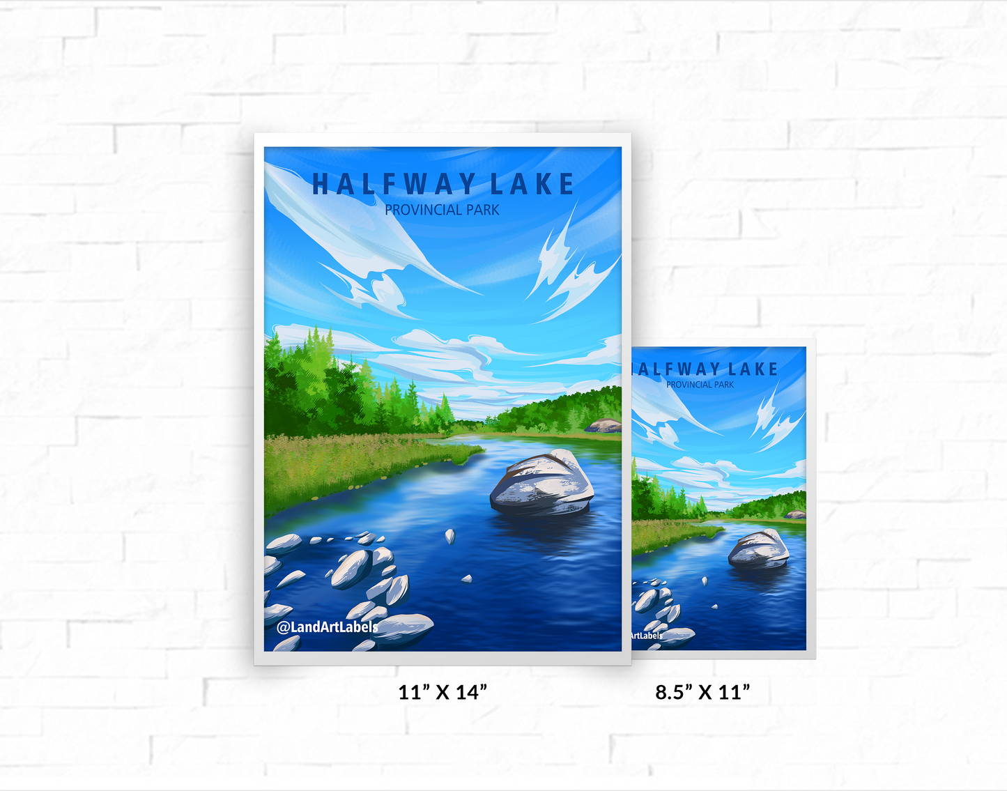 Halfway Lake Provincial Park - Poster