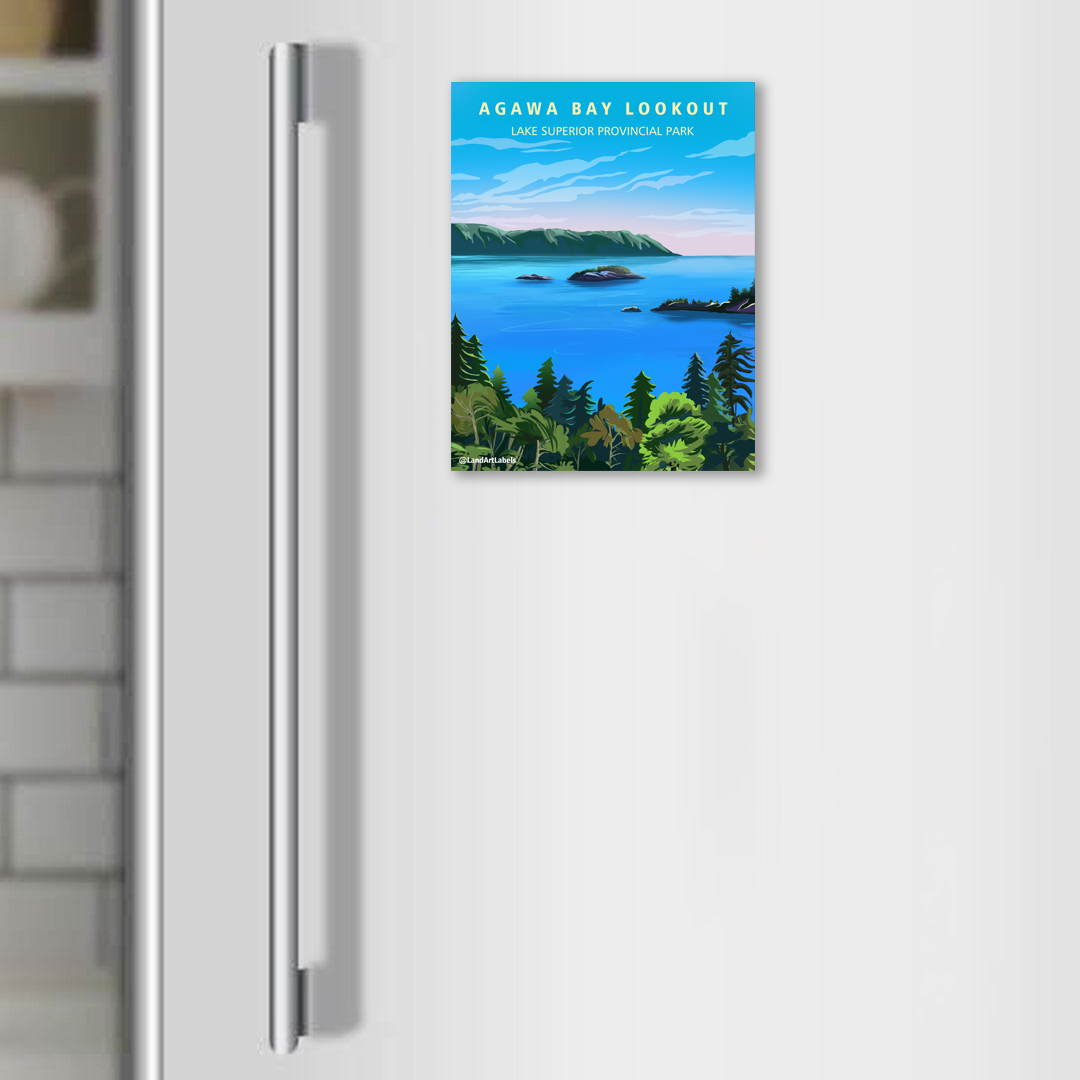 Lake Superior, Agawa Bay Lookout - Magnet