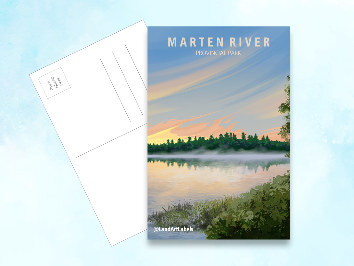 Marten River Provincial Park - Postcard