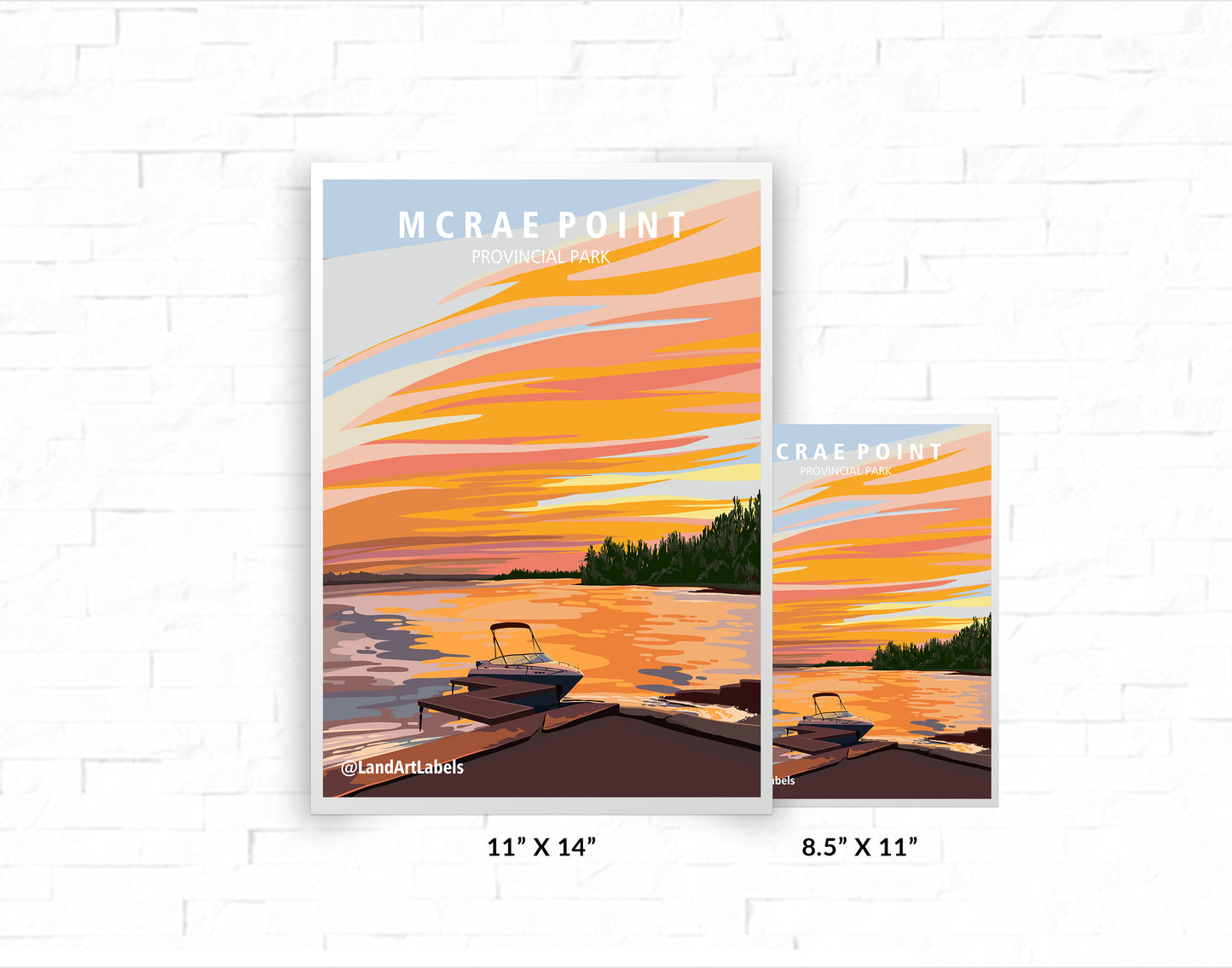 McRae Point Provincial Park - Poster