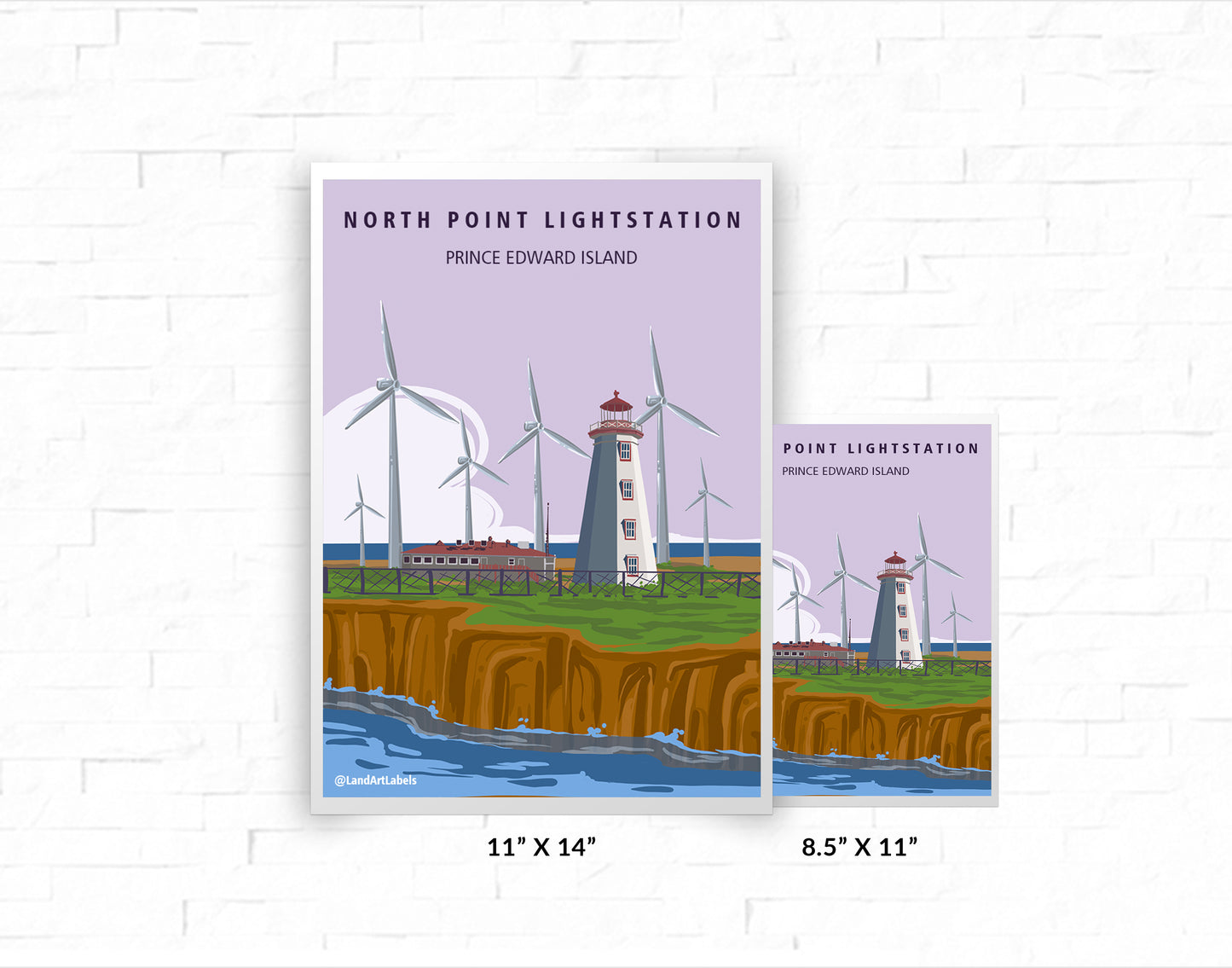 PEI, North Point Lightstations - Poster