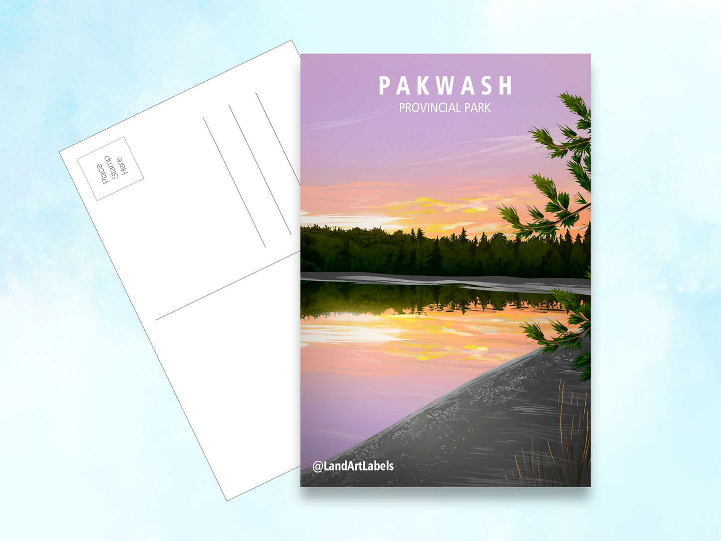 Pakwash Provincial Park - Postcard