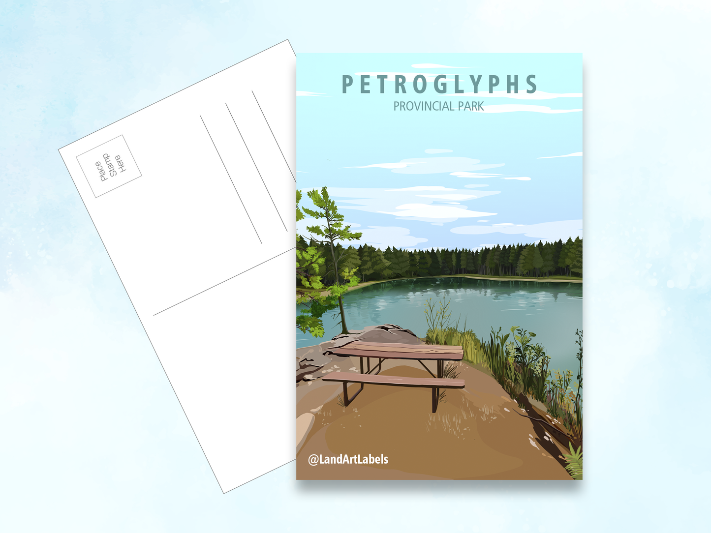 Petroglyphs Provincial Park - Postcard