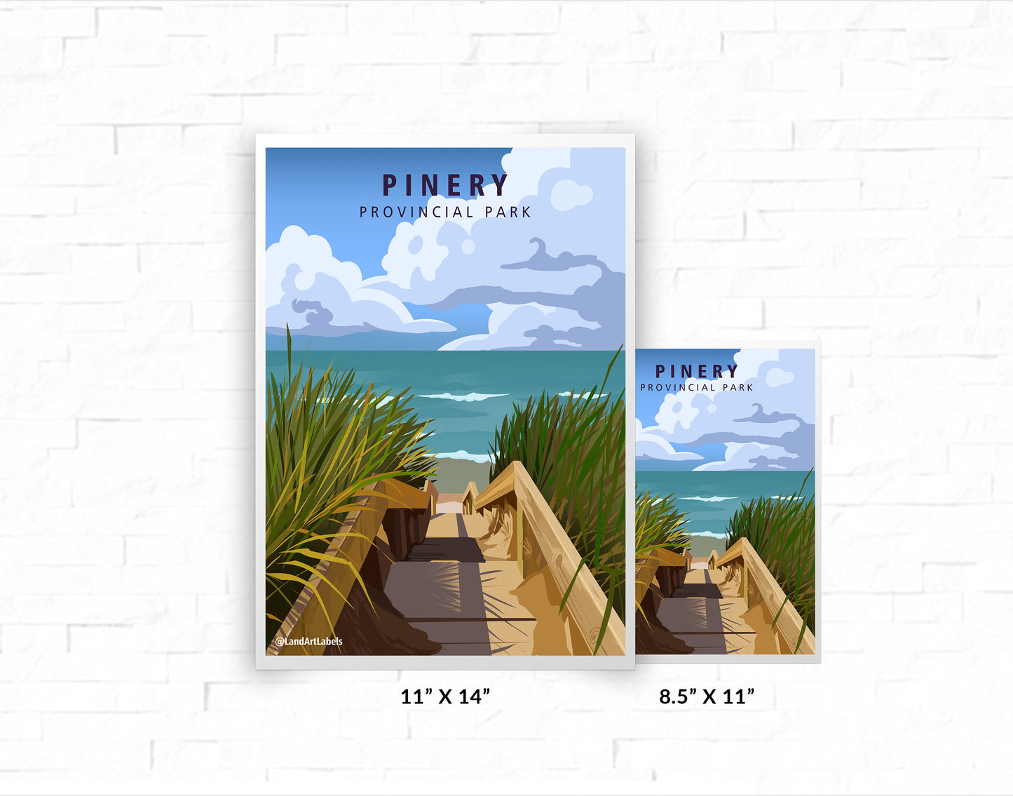 Pinery Provincial Park, Beach walk - Poster