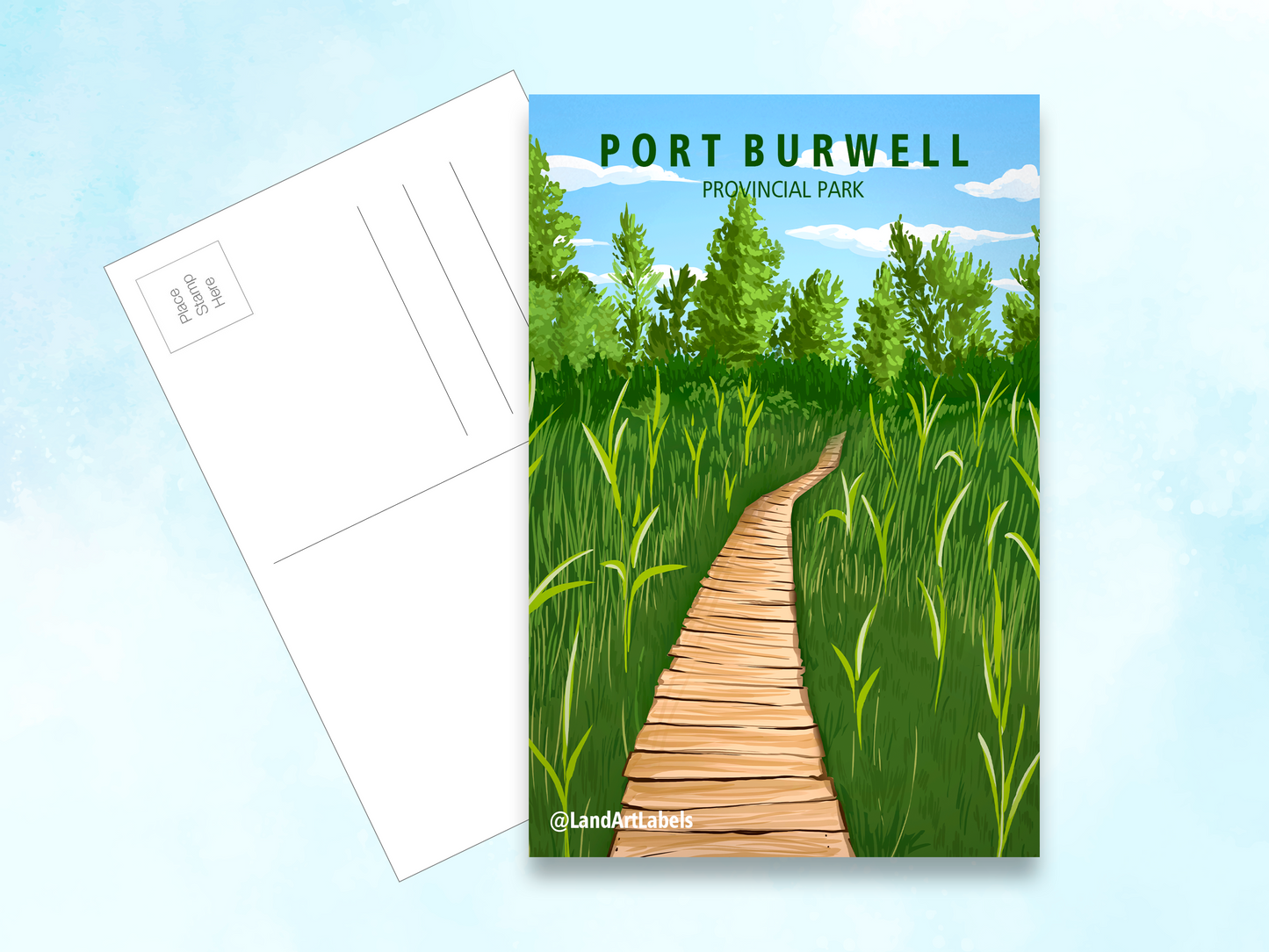 Port Burwell Provincial Park - Postcard