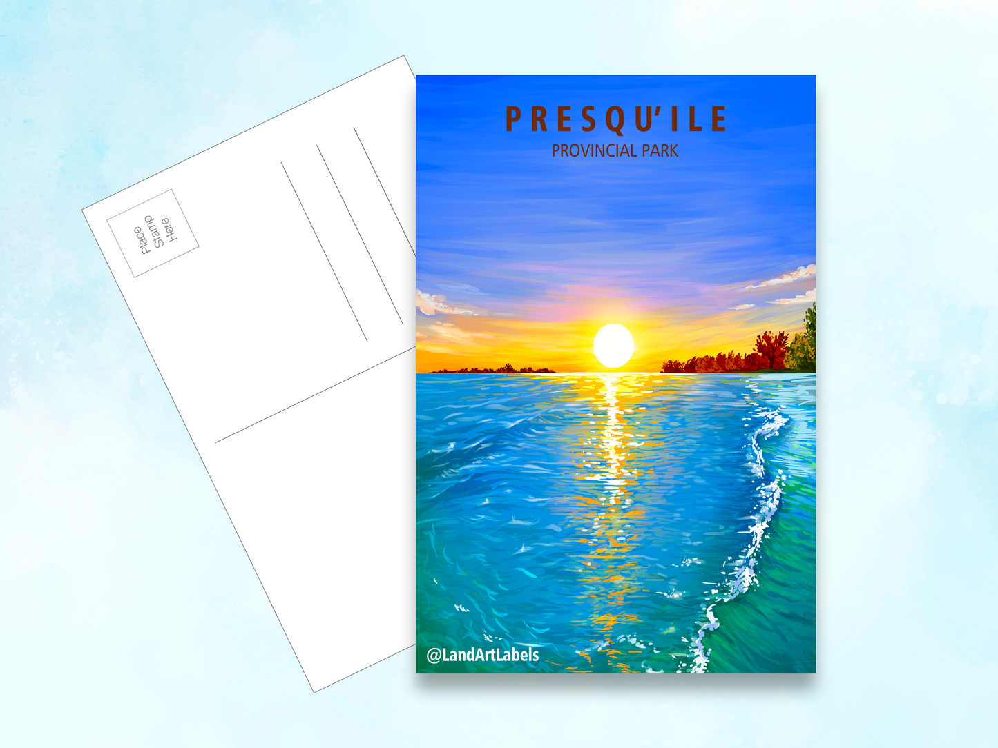 Presqu'ile Provincial Park, Sunset - Postcard