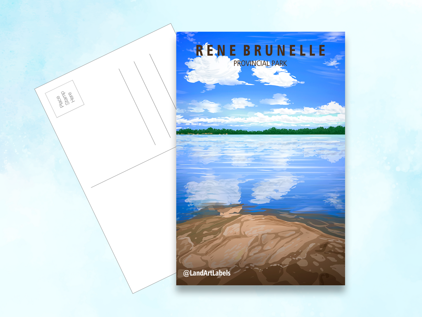 Rene Brunelle Provincial Park - Postcard