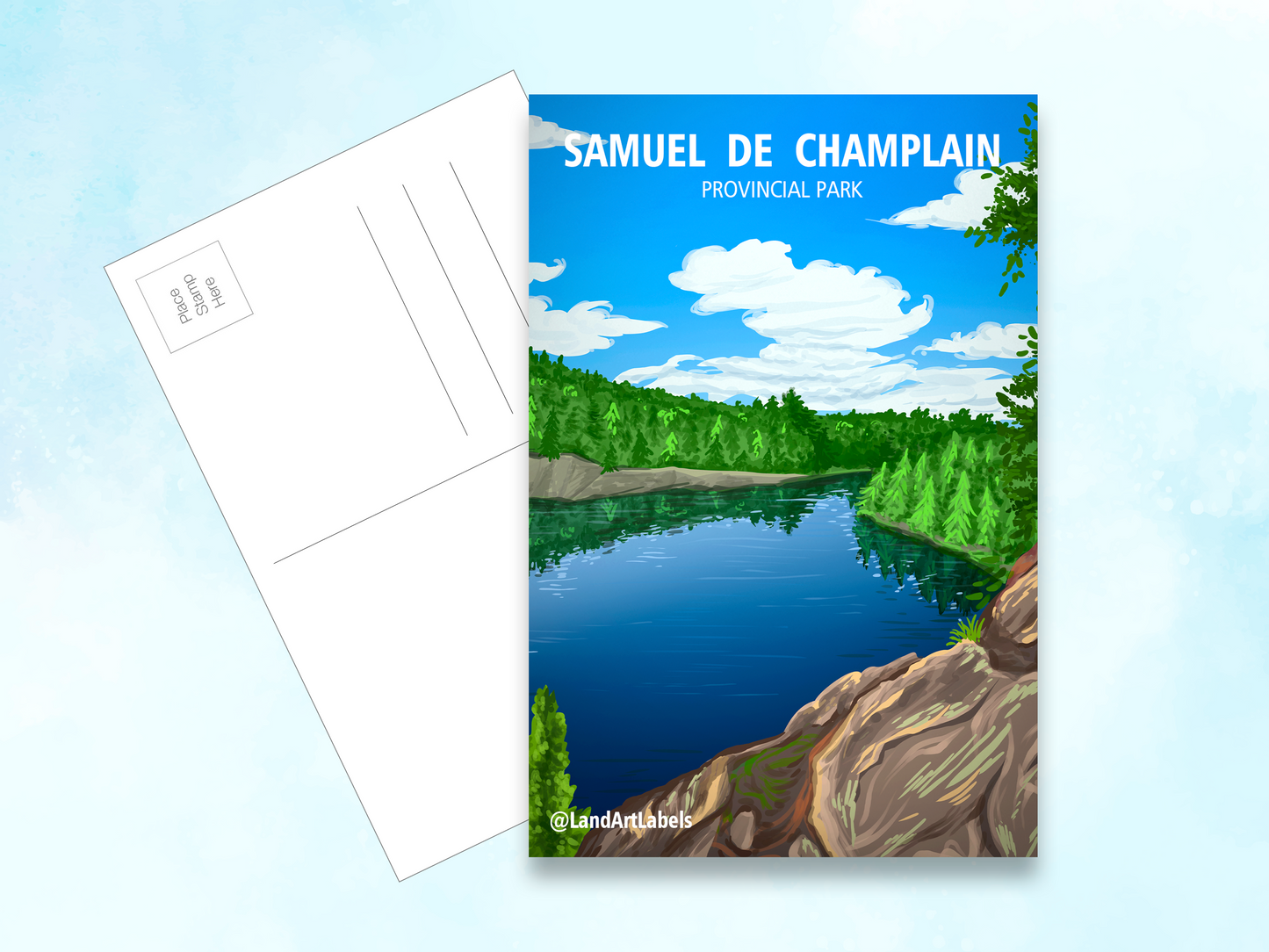 Samuel de Champlain Proincial Park - Postcard
