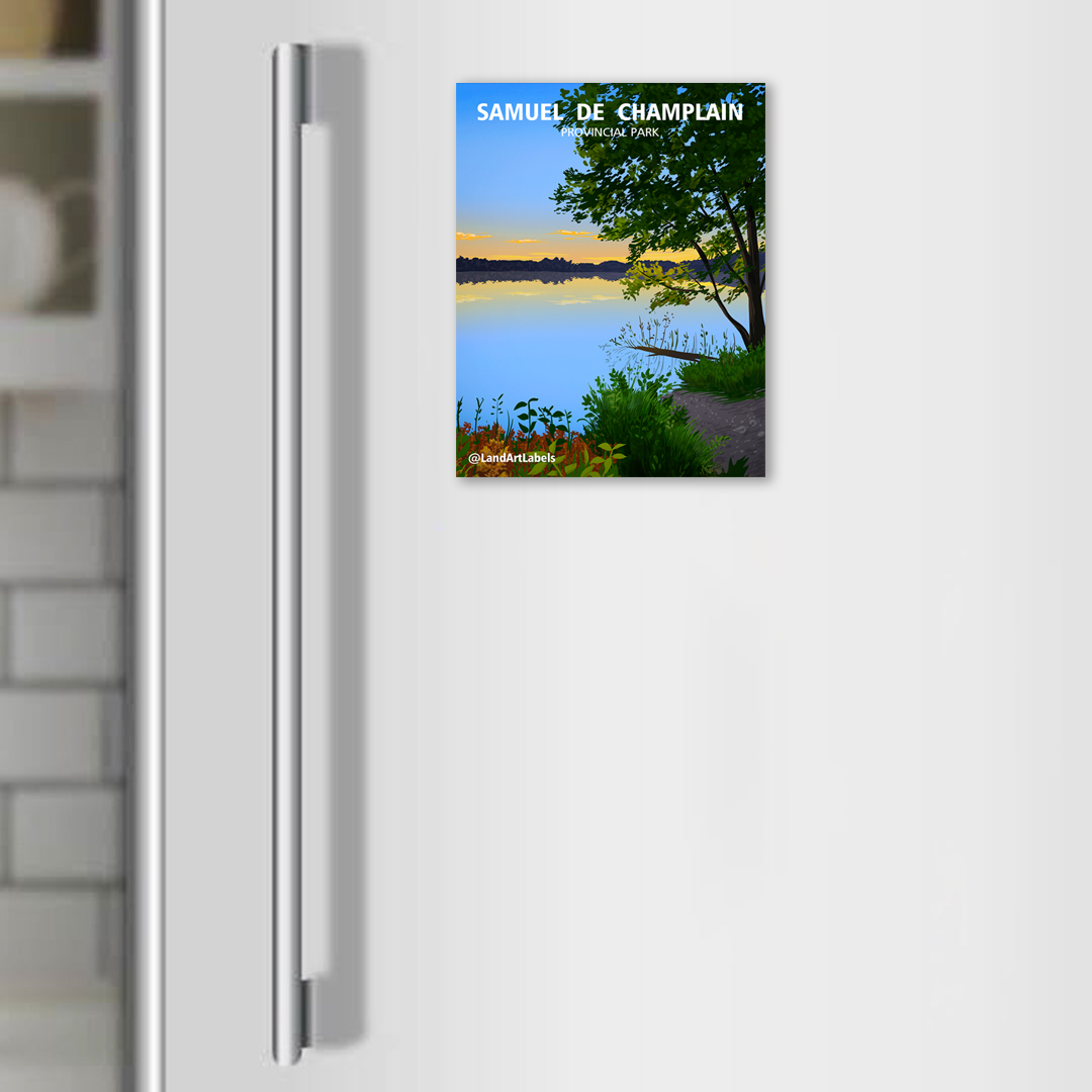 Samuel de Champlain Provincial Park, Sunset - Magnet