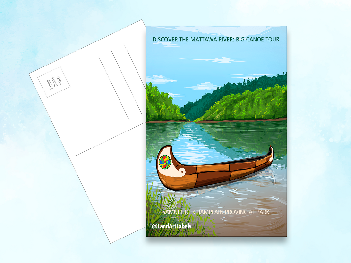 Samuel de Champlain Provincial Park, Big Canoe - Postcard