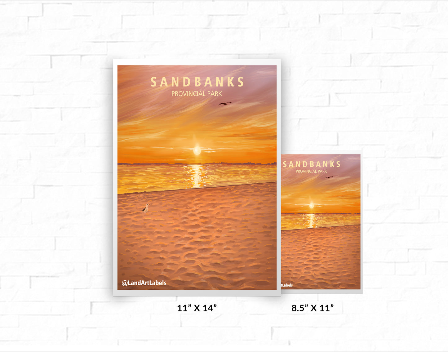 Sandbanks Provincial Park, Sunset - Poster