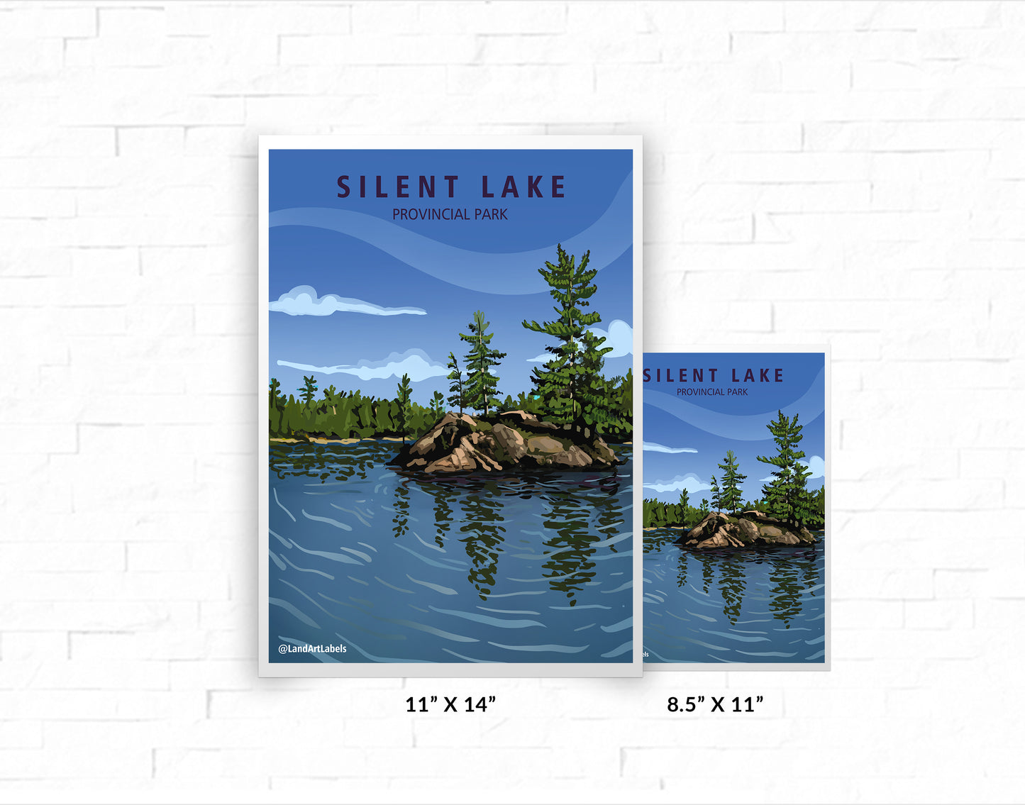 Silent Lake Provincial Park - Poster