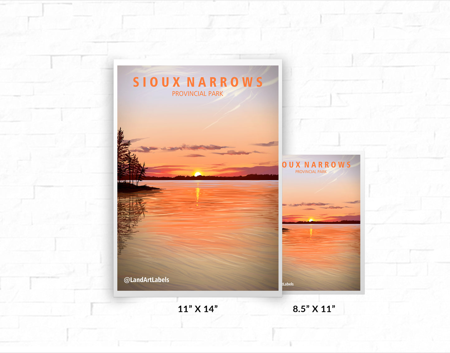 Sioux Narrows Provincial Park - Poster