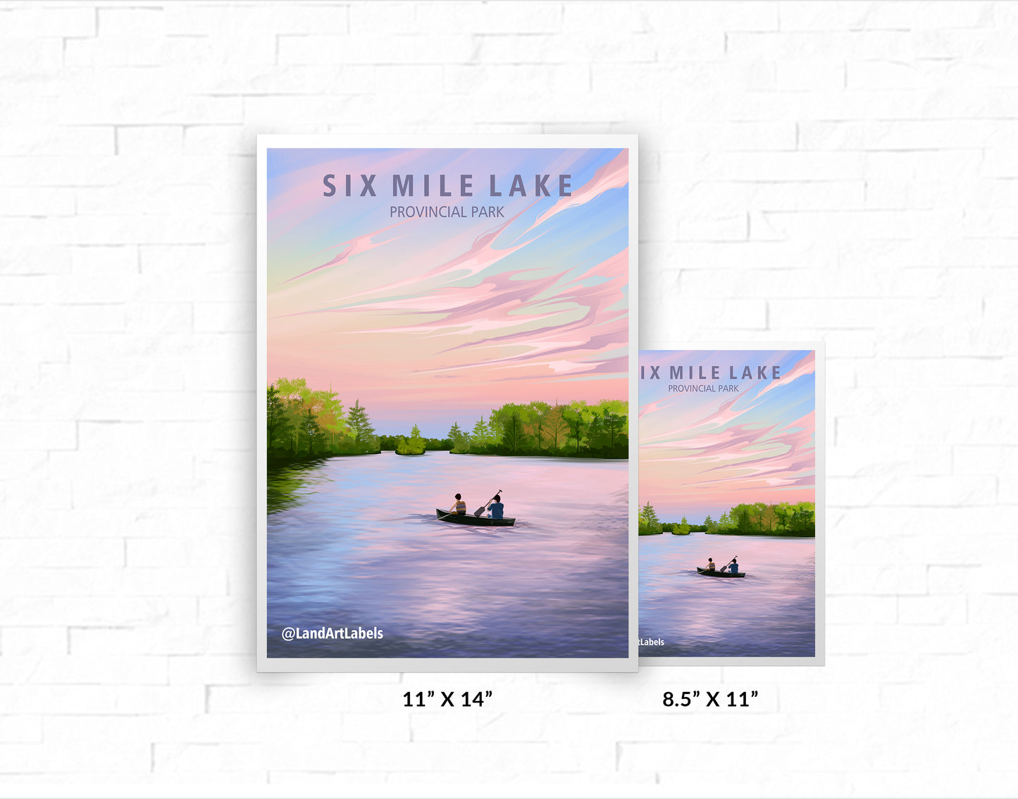 Six Mile Lake Provincial Park - Poster