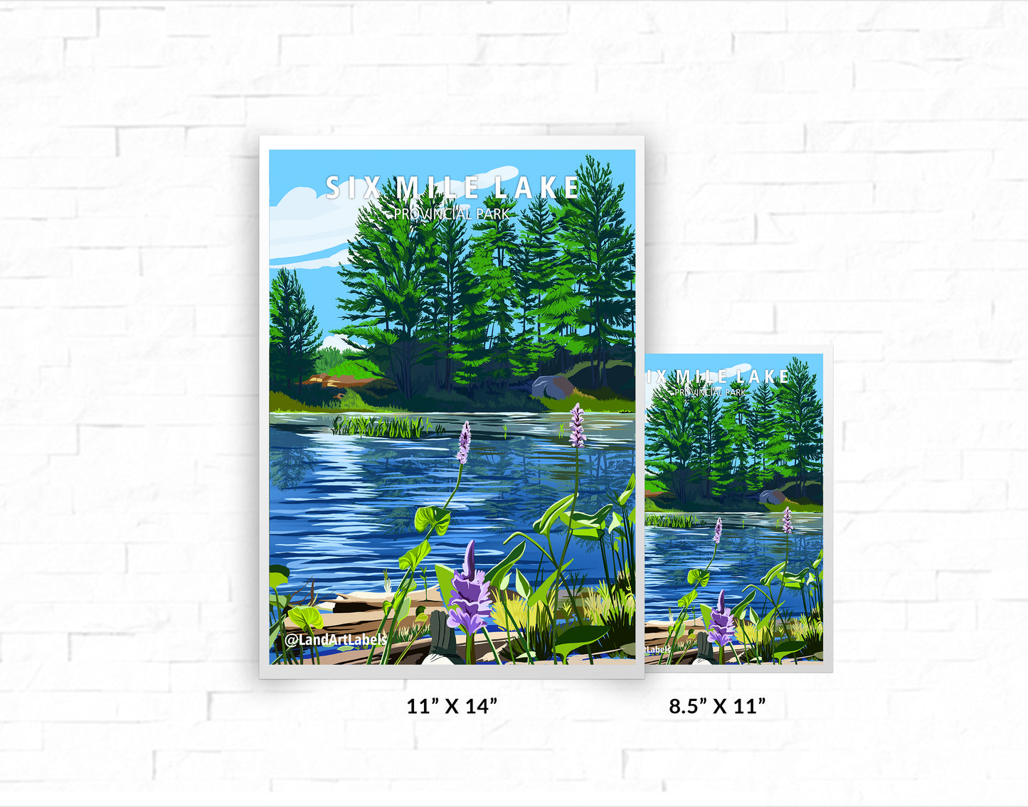 Six Mile Lake Provincial Park - Poster