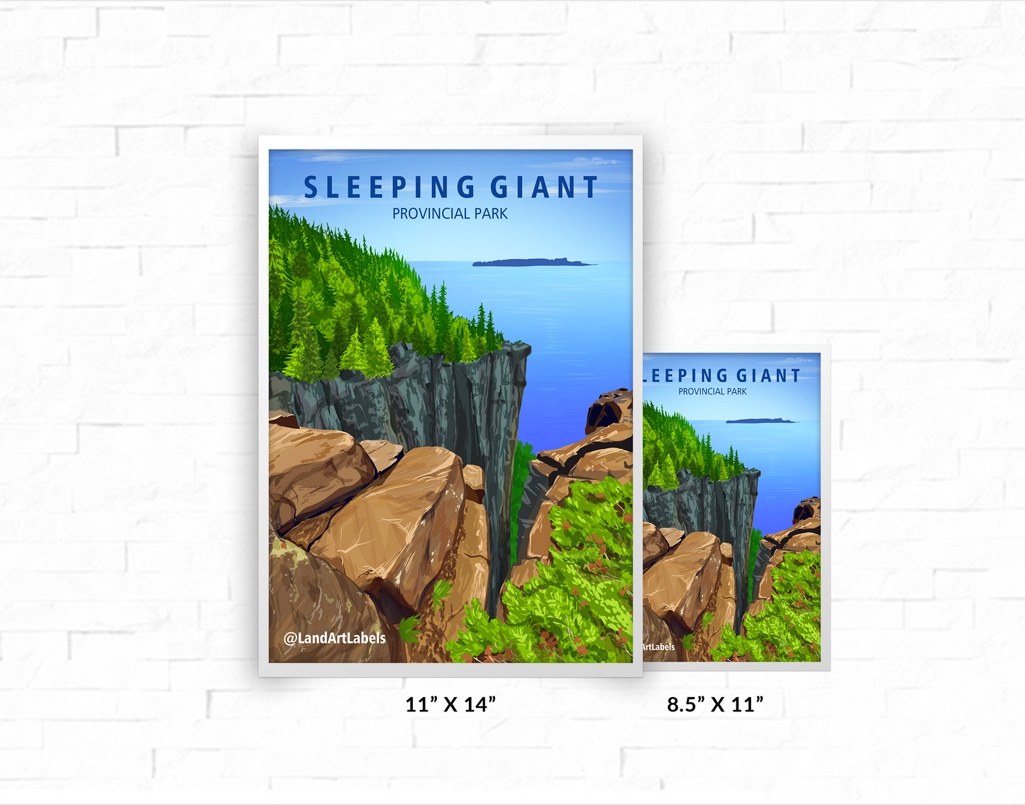 Sleeping Giant Provincial Park, Top Of the Giant - Poster