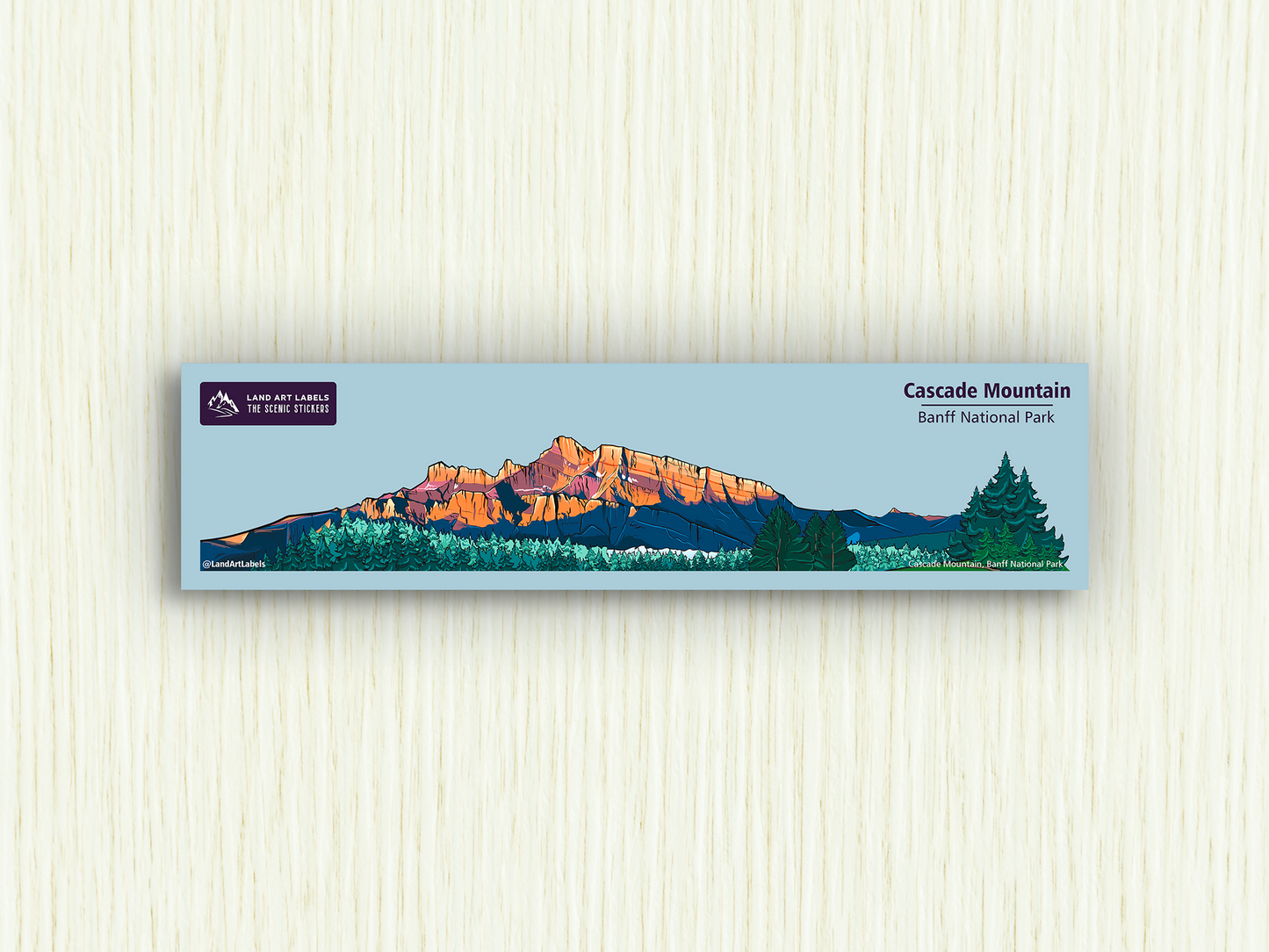 Banff National Park, Cascade Mountain - Wrap Sticker