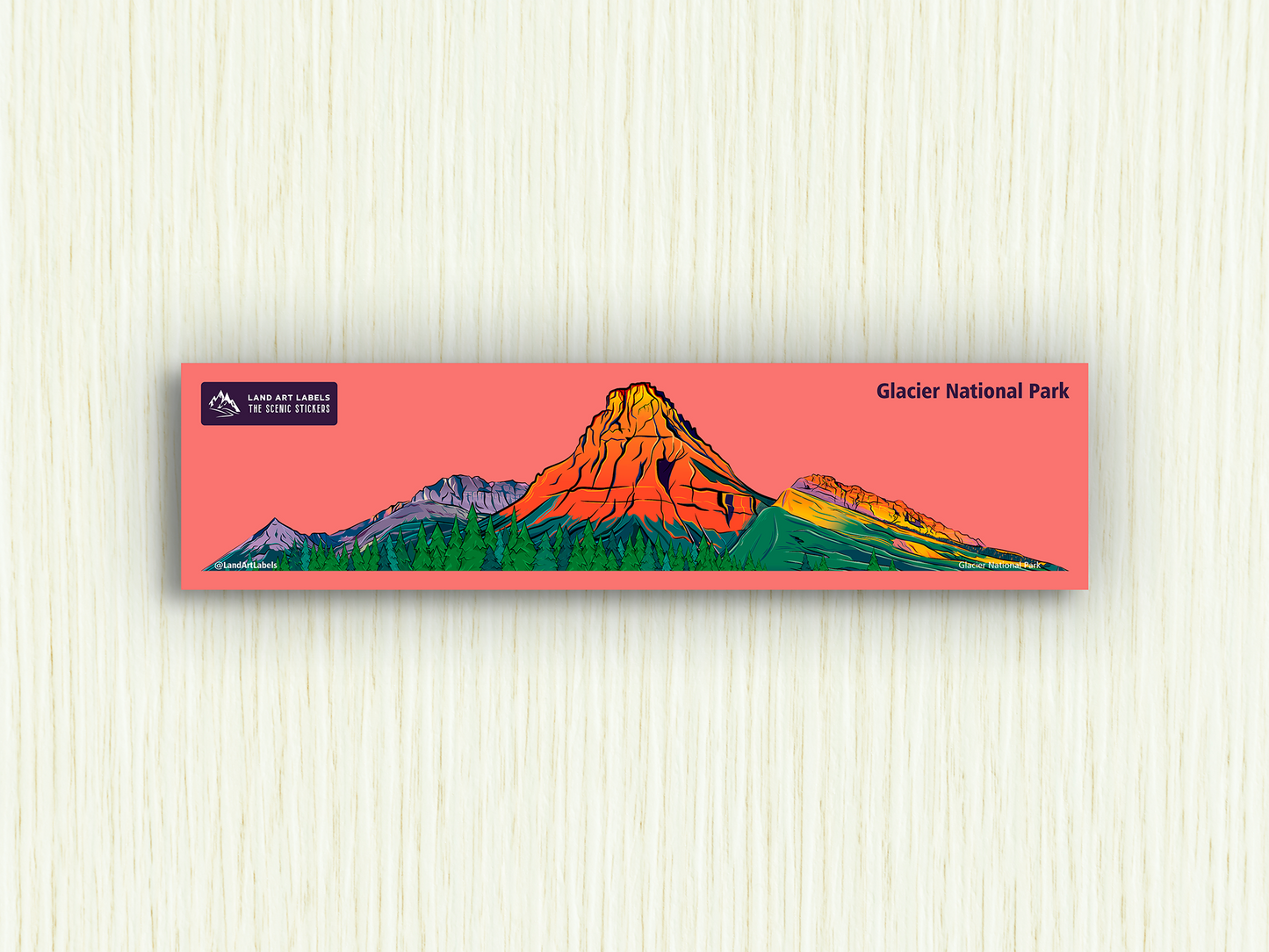 Glacier National Park, BC - Wrap Sticker