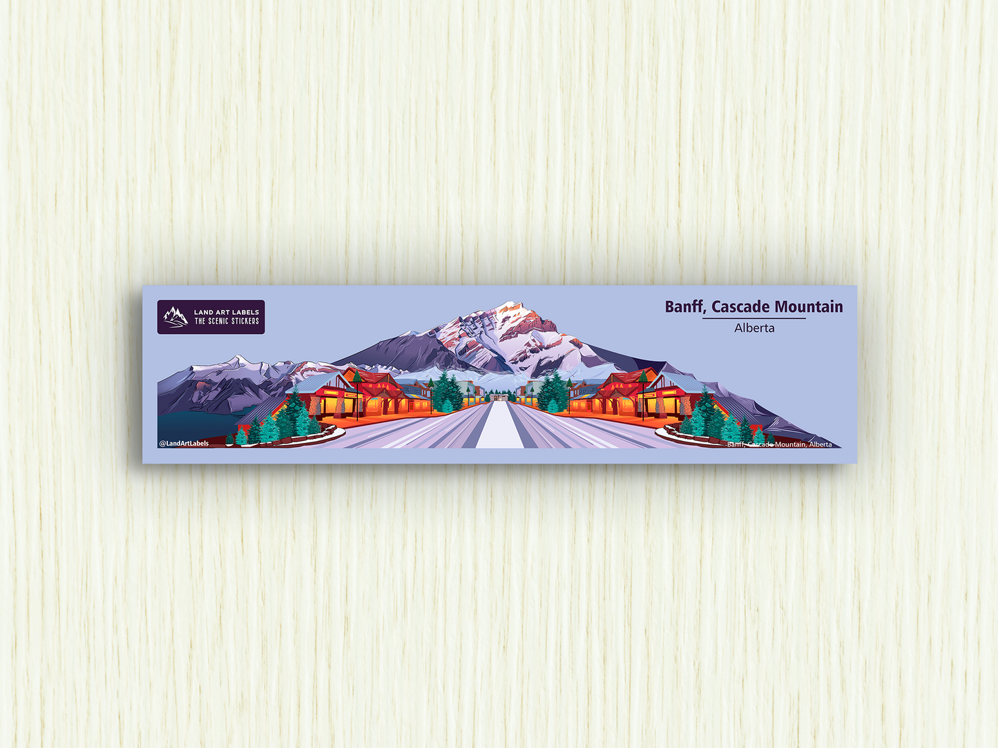 Banff, Alberta - Wrap Sticker